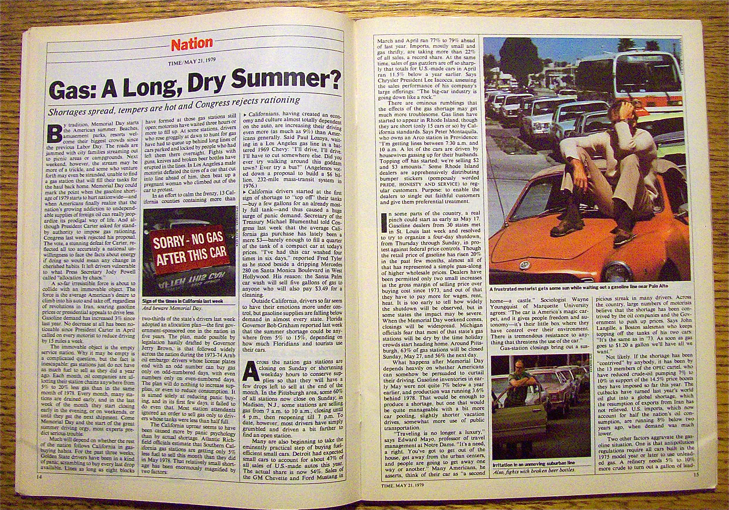 Time Magazine May 21, 1979 Salt: Now The Great Debate