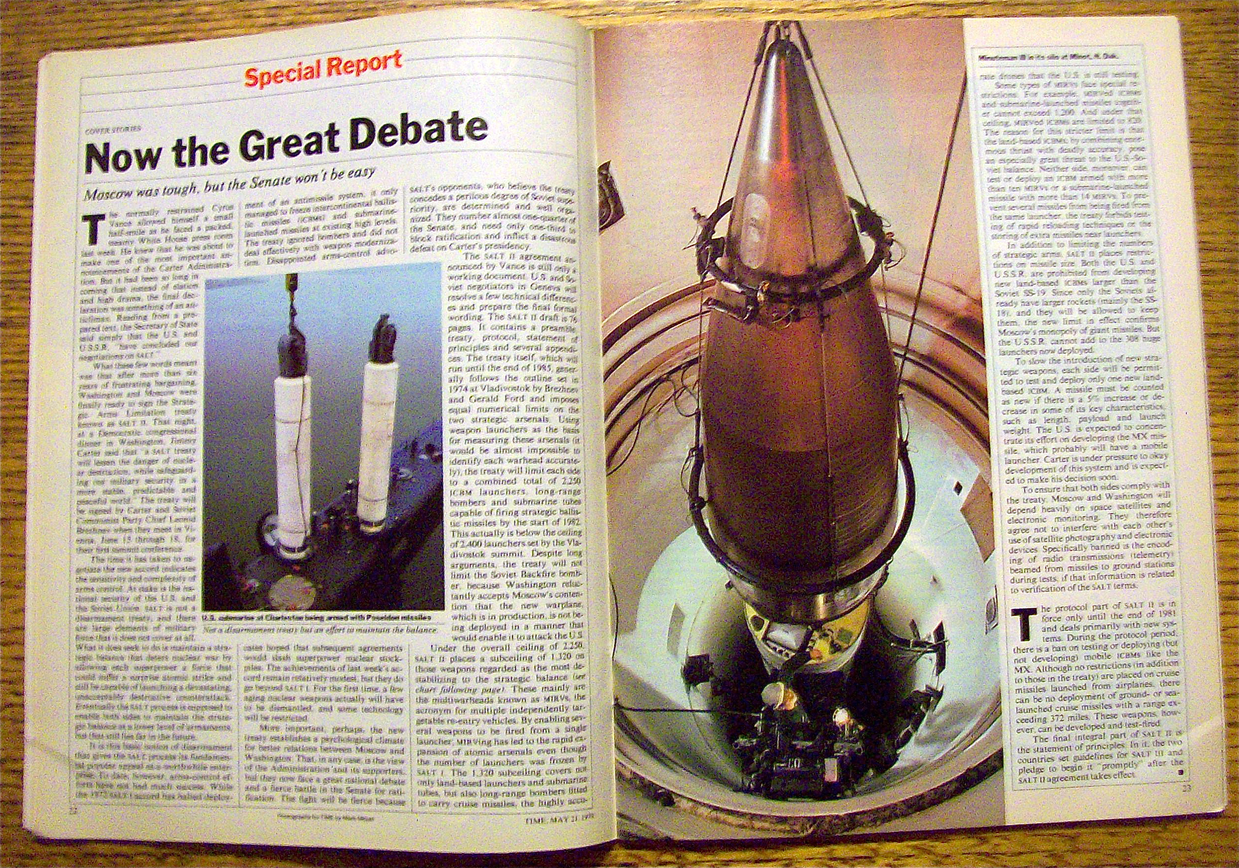 Time Magazine May 21, 1979 Salt: Now The Great Debate