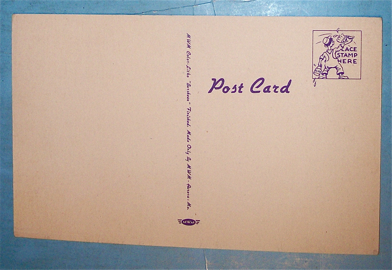 Soldiers Are Watching A Fan Dancer Postcard