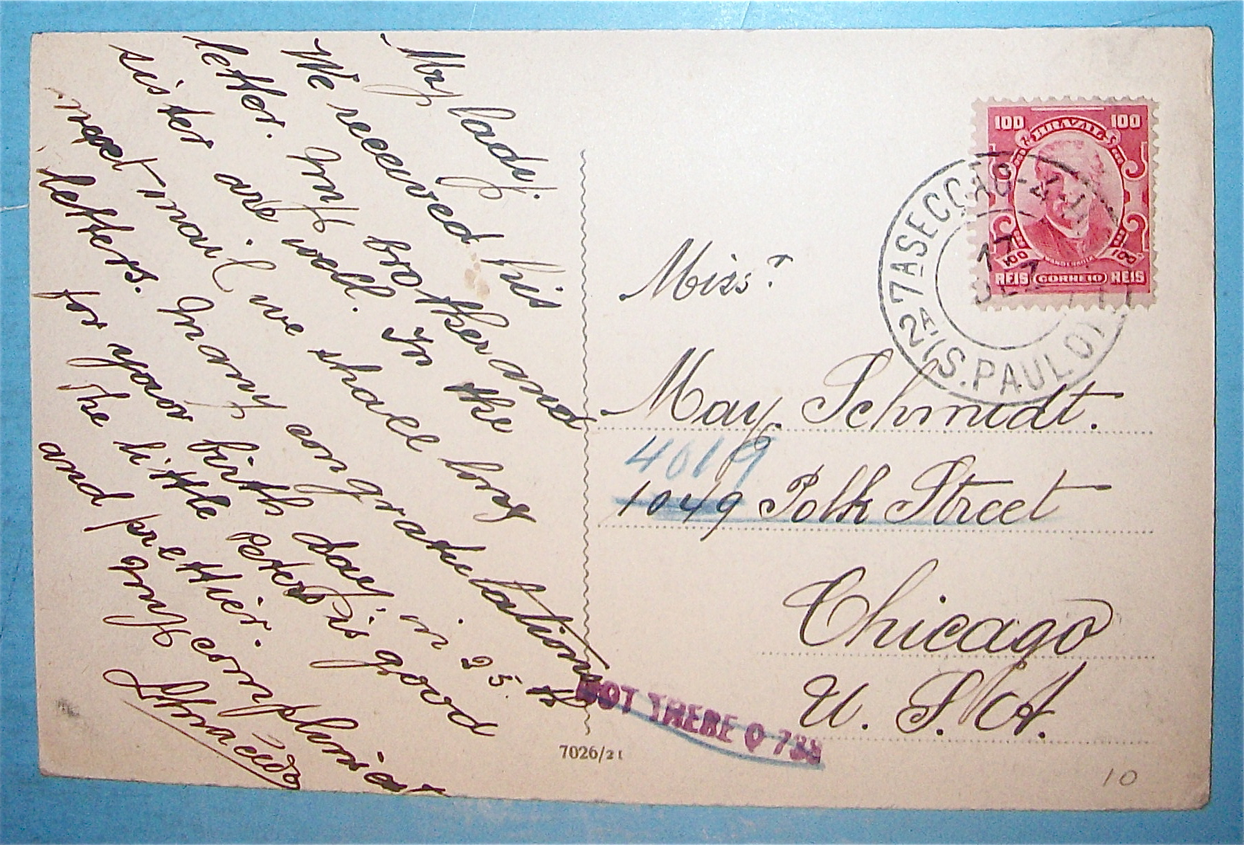 Military Man With His Woman Postcard
