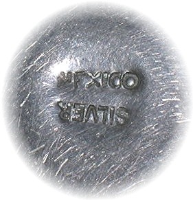 Taxco Mexico  Sterling Silver Grapes & Leaf Brooch