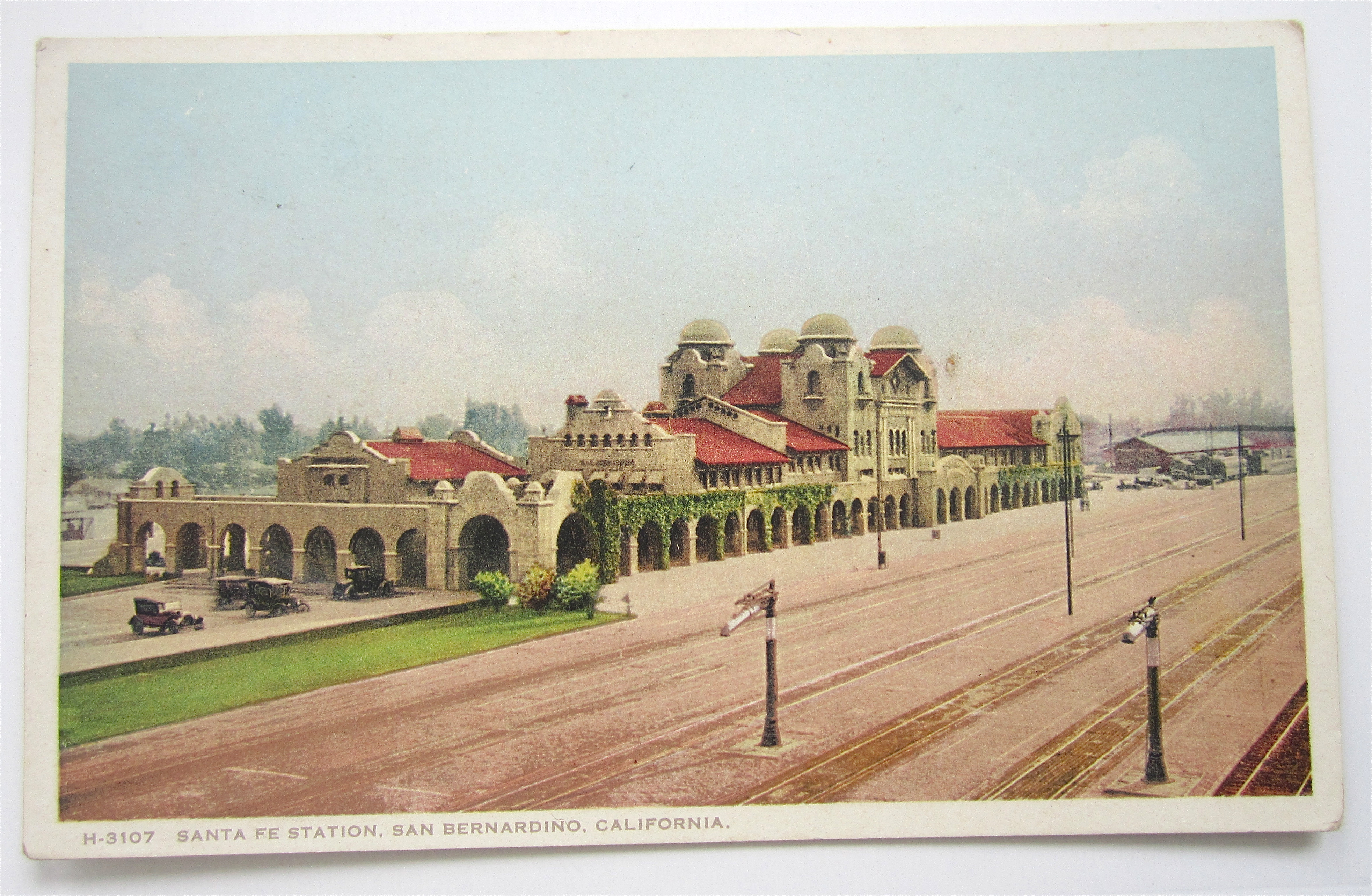 Santa Fe Station (San Bernardino, CA) Postcard