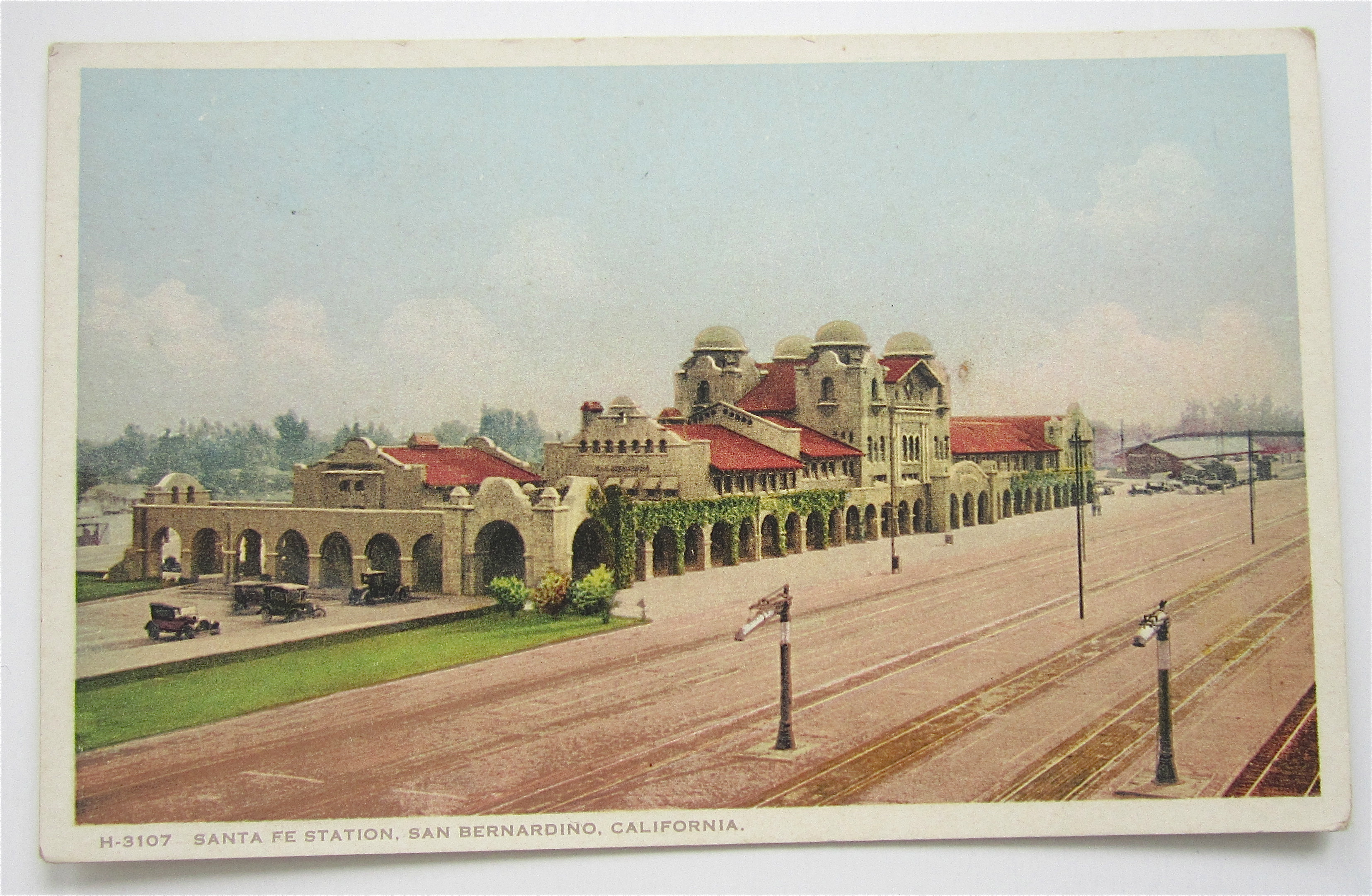 Santa Fe Station (San Bernardino, CA) Postcard