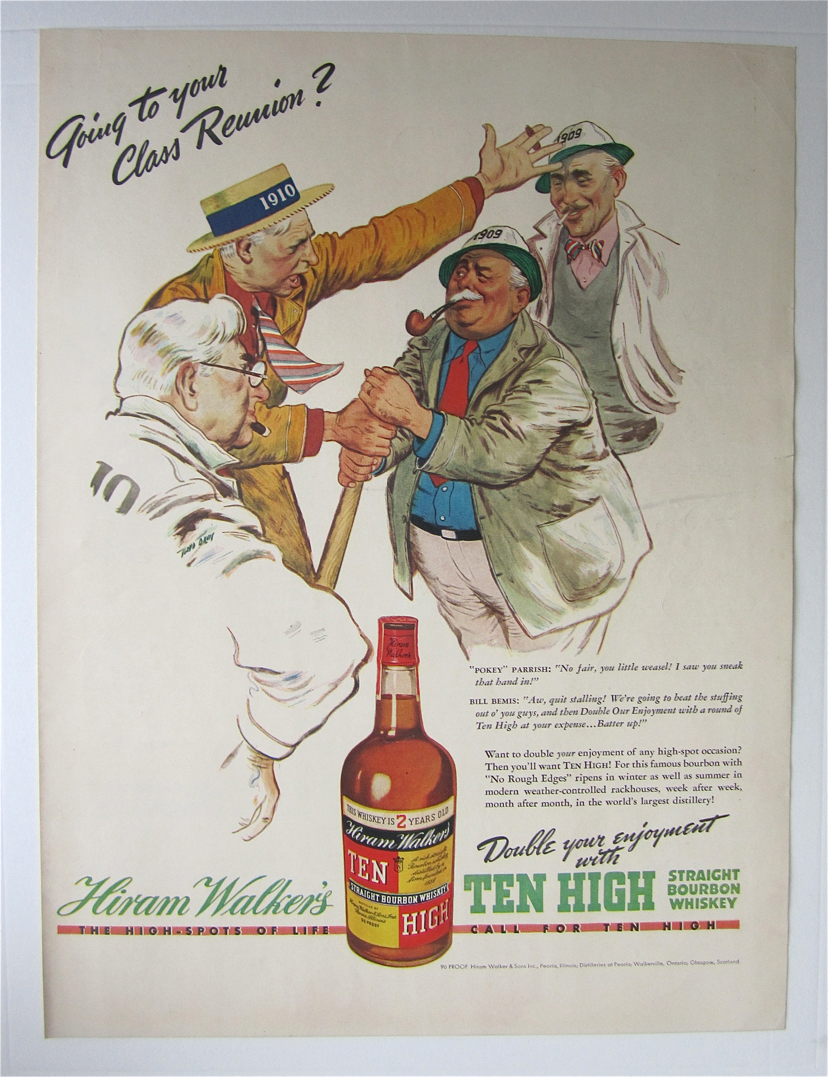 1938 Ten High Whiskey with Going To Your Reunion