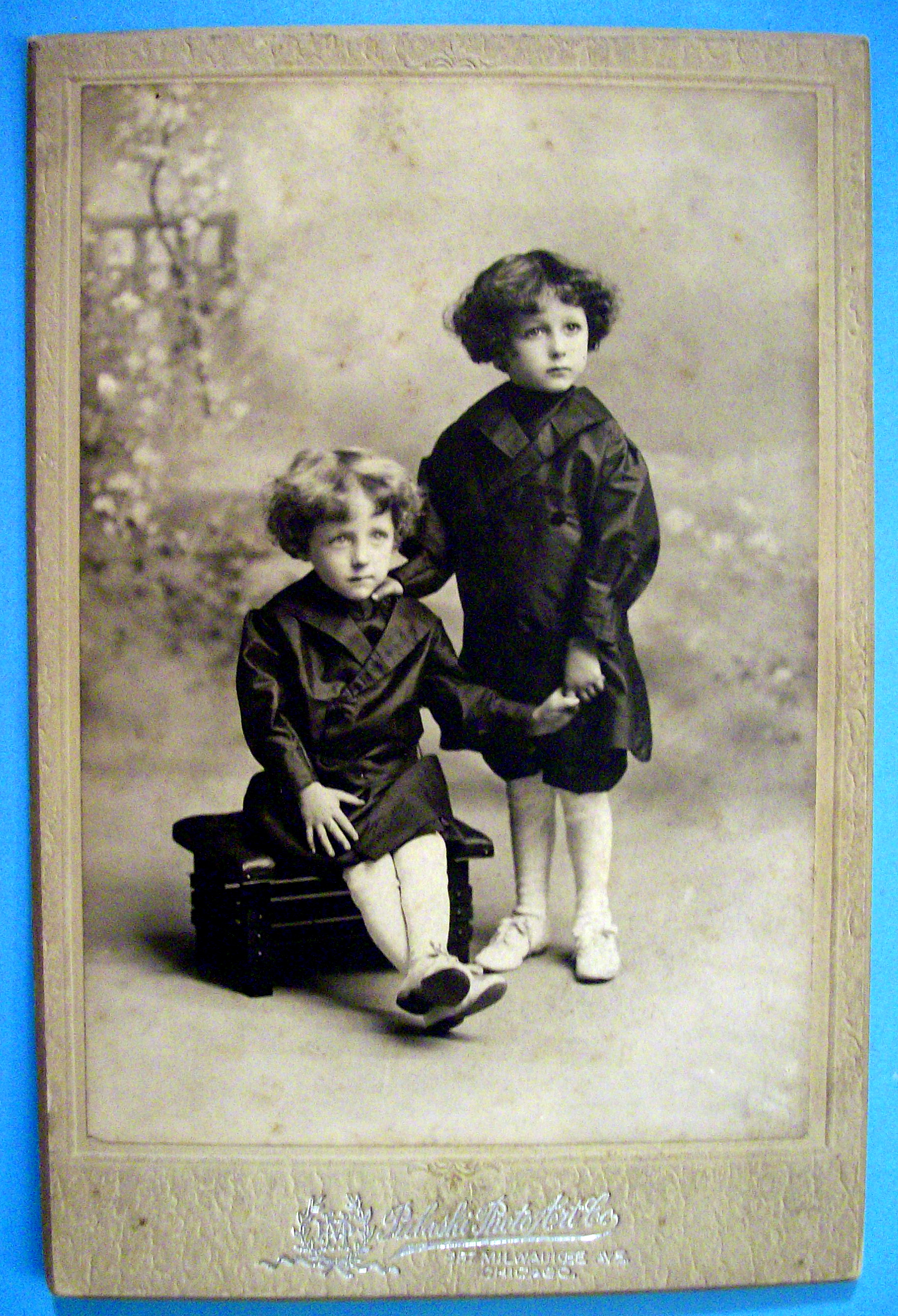 Brothers In Arms - Cabinet Photo of Two Brothers