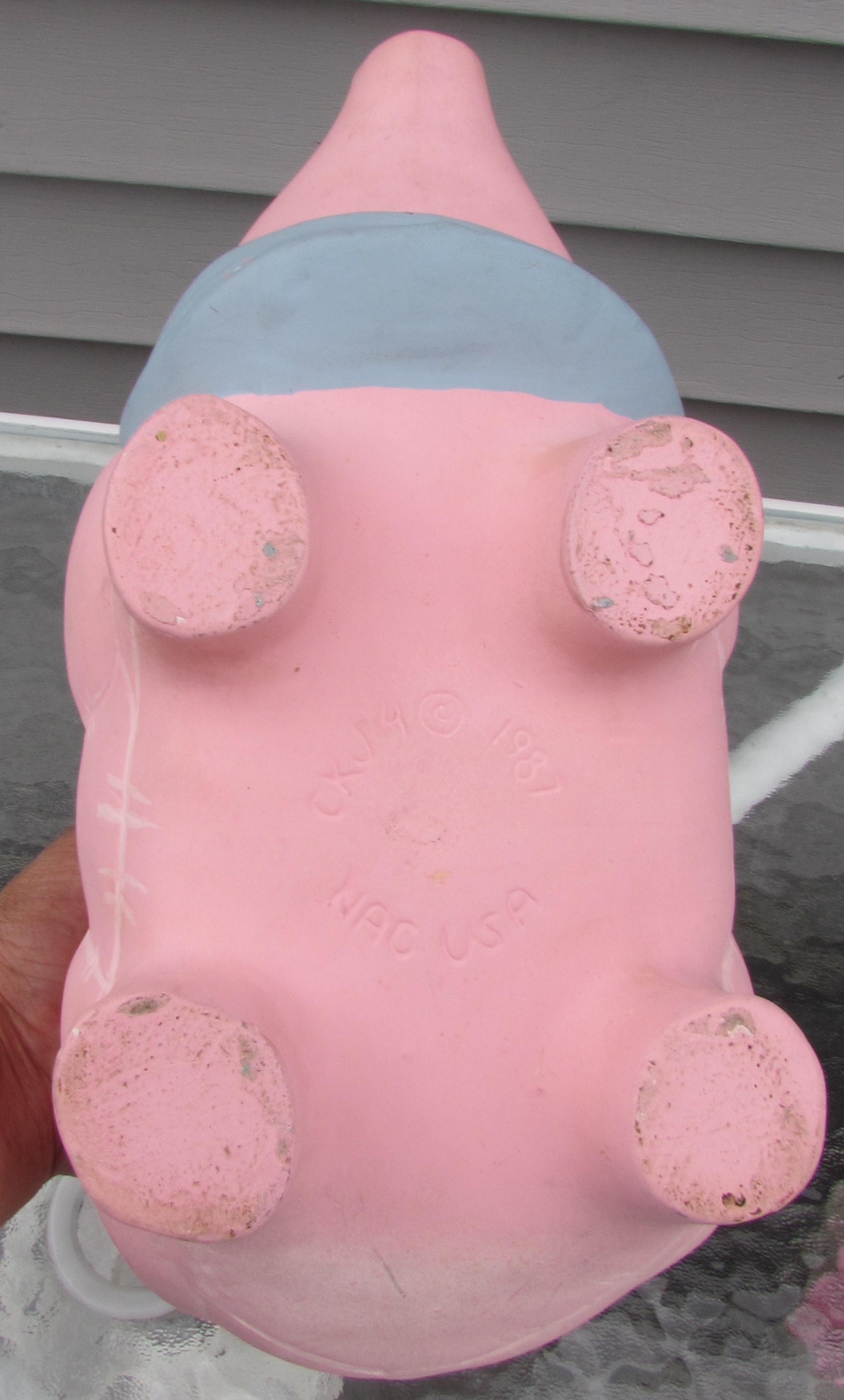 Ceramic Large Pig Cookie Jar NAC USA 1987