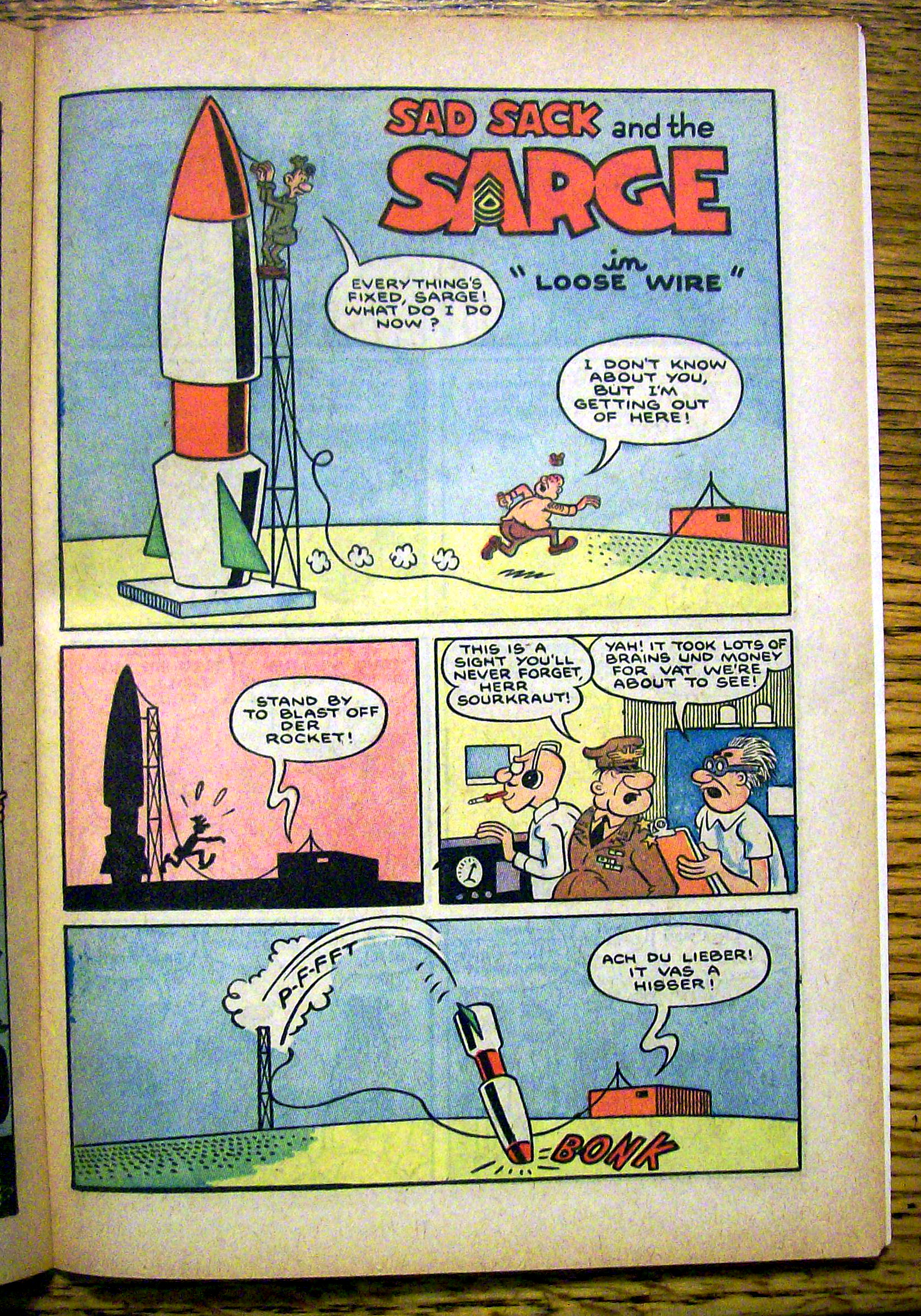 Sad Sack And The Sarge #33 October 1962 Same Show