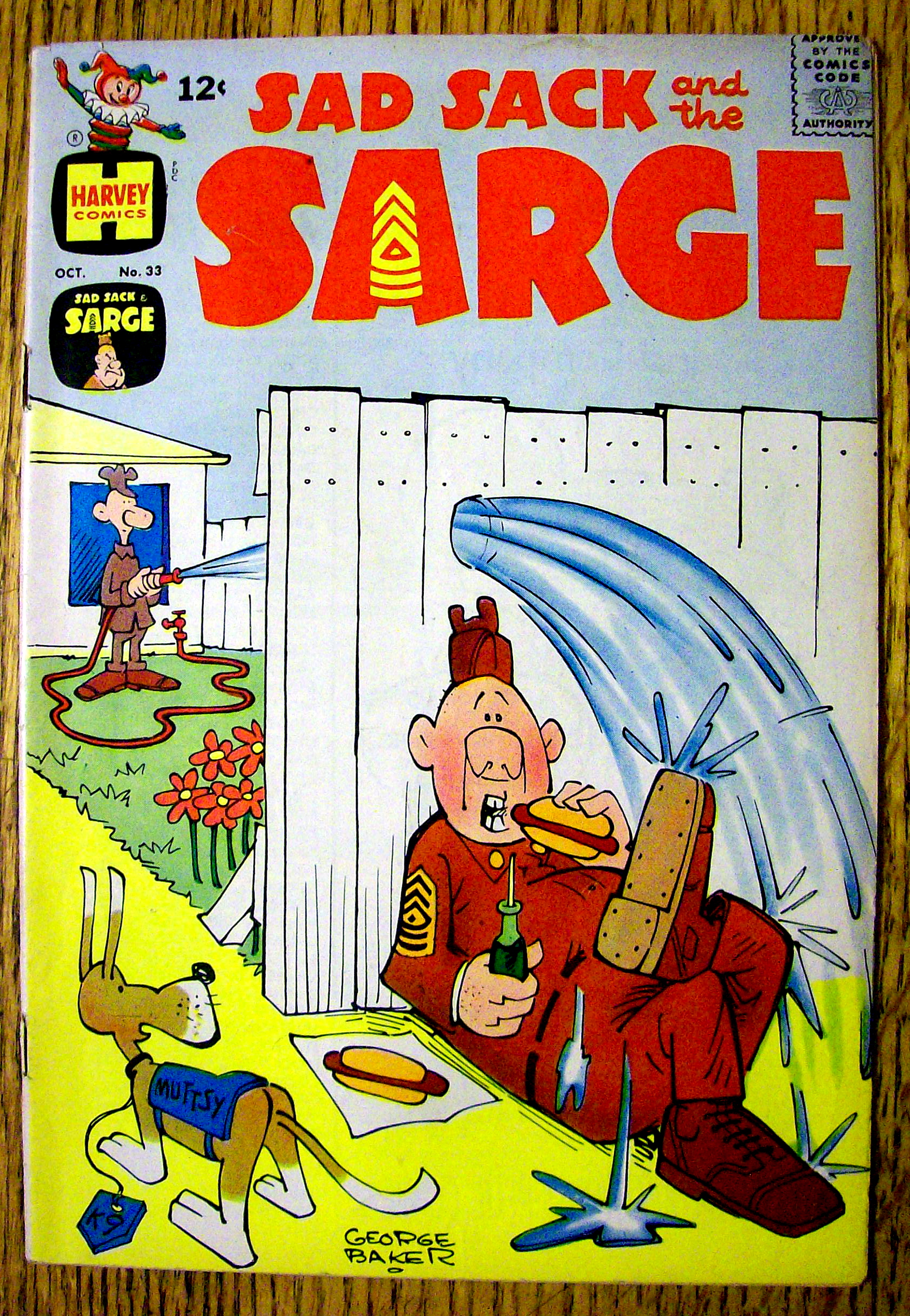 Sad Sack And The Sarge #33 October 1962 Same Show