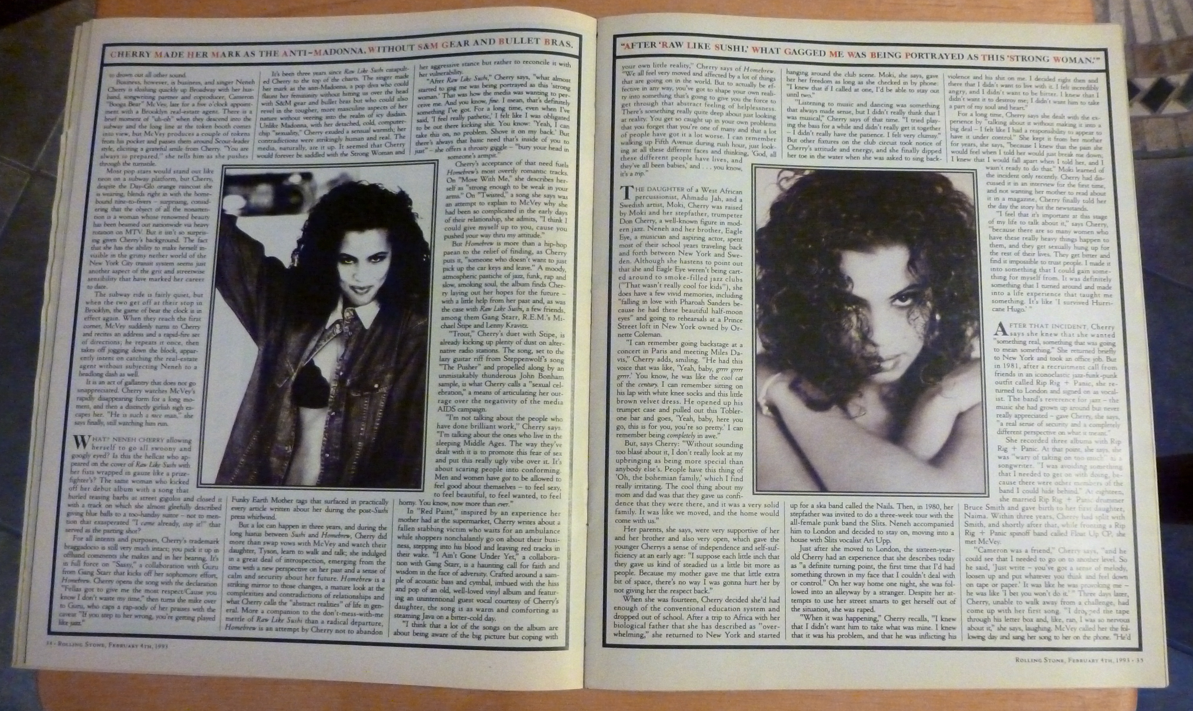 Rolling Stone-February 4, 1993-Neneh Cherry