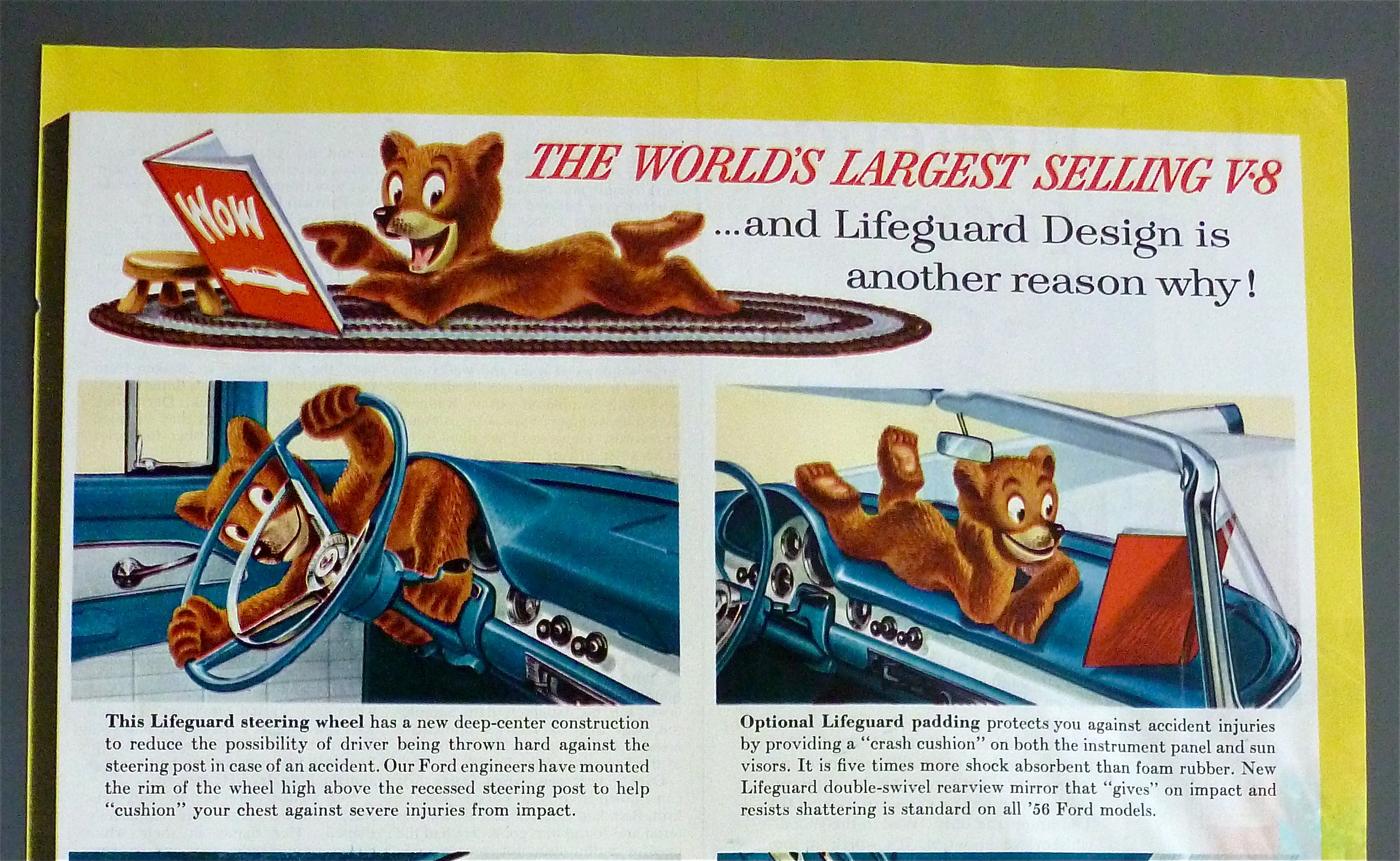 1956 Ford V-8 with The Bear