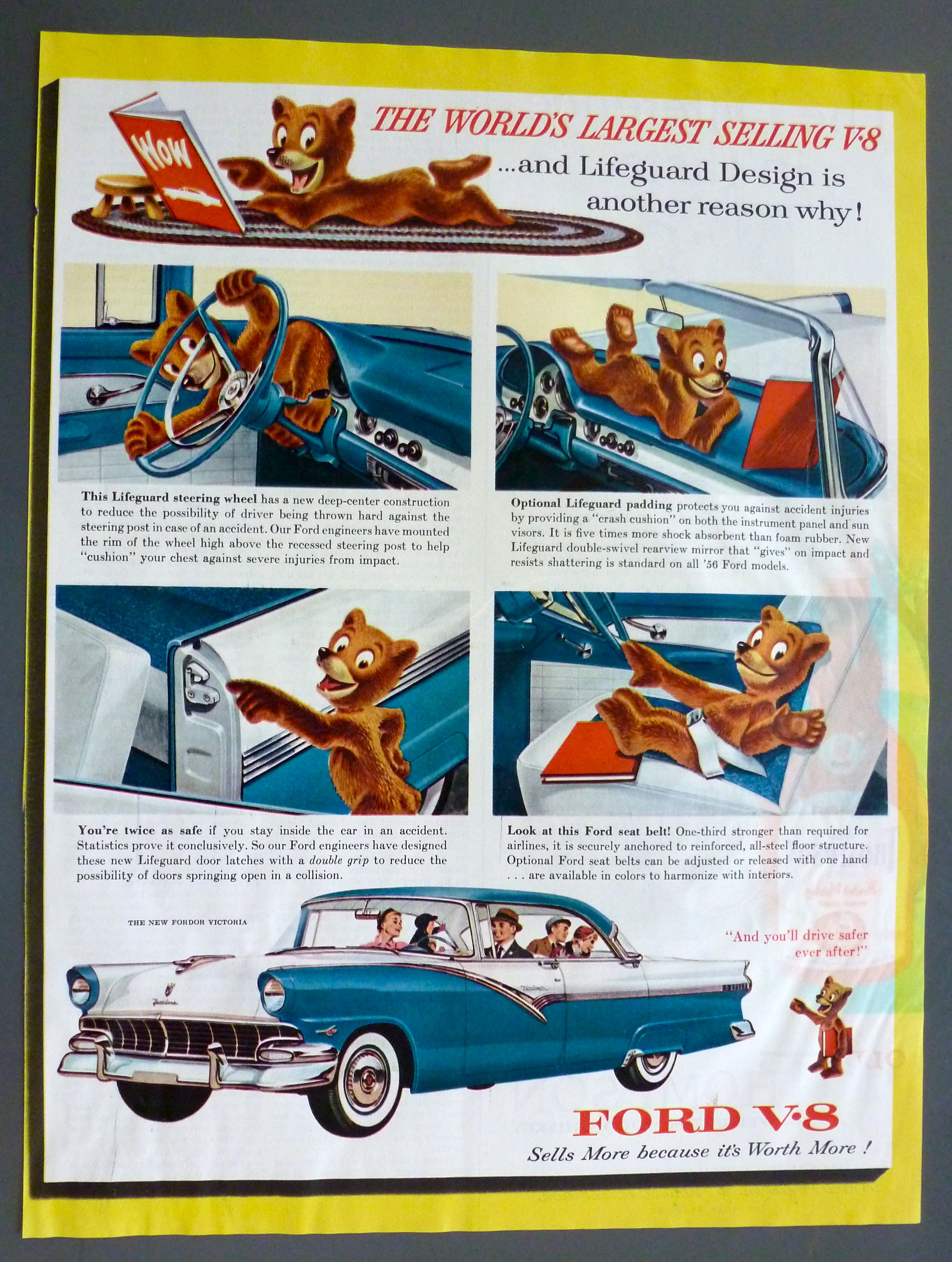1956 Ford V-8 with The Bear