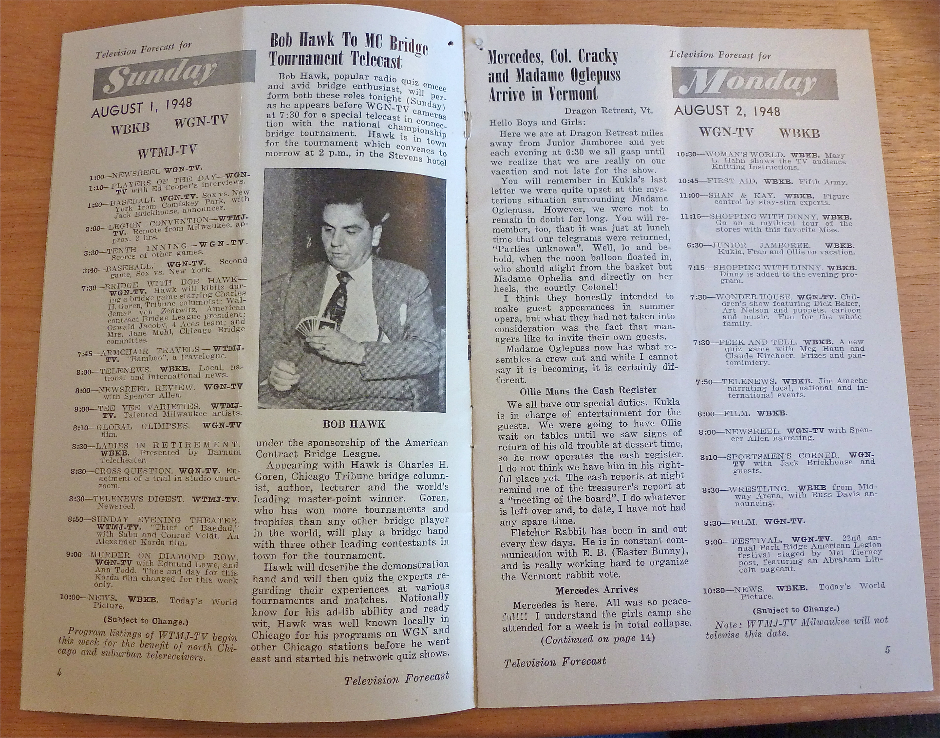 1948 Chicago Television Forecast Vol.1-#13 Bob McKee