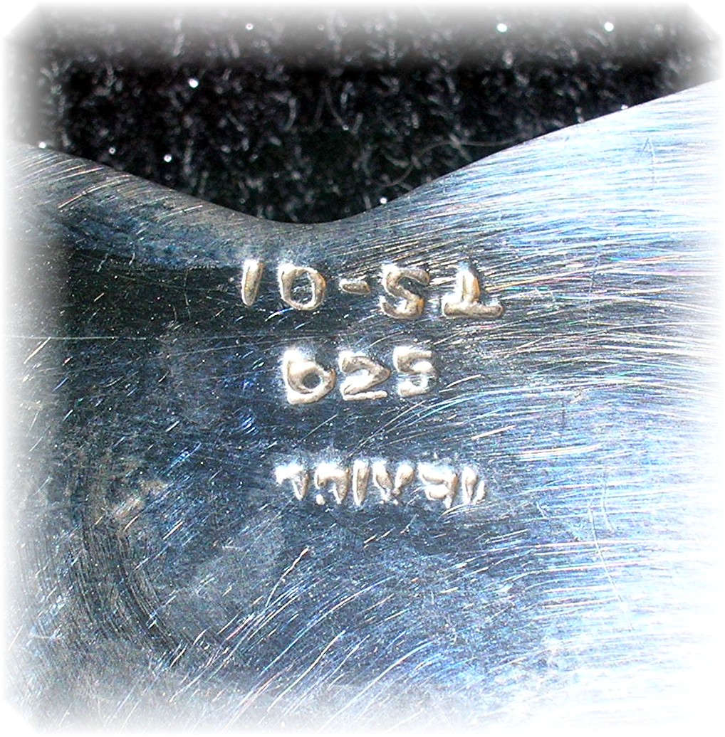 Mexican Sterling Silver Bow Brooch
