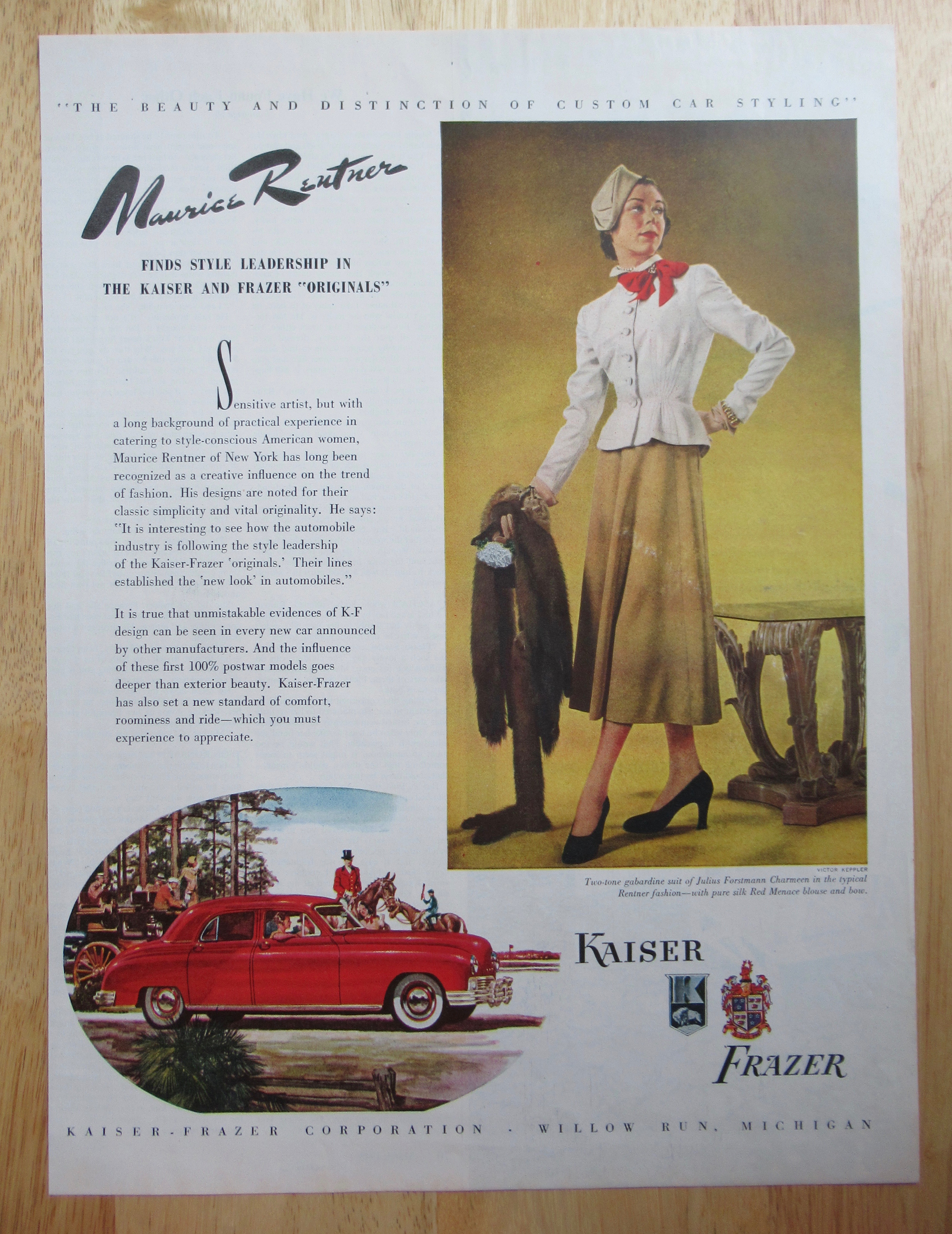 1948 Kaiser and Frazer Cars with Maurice Rentner