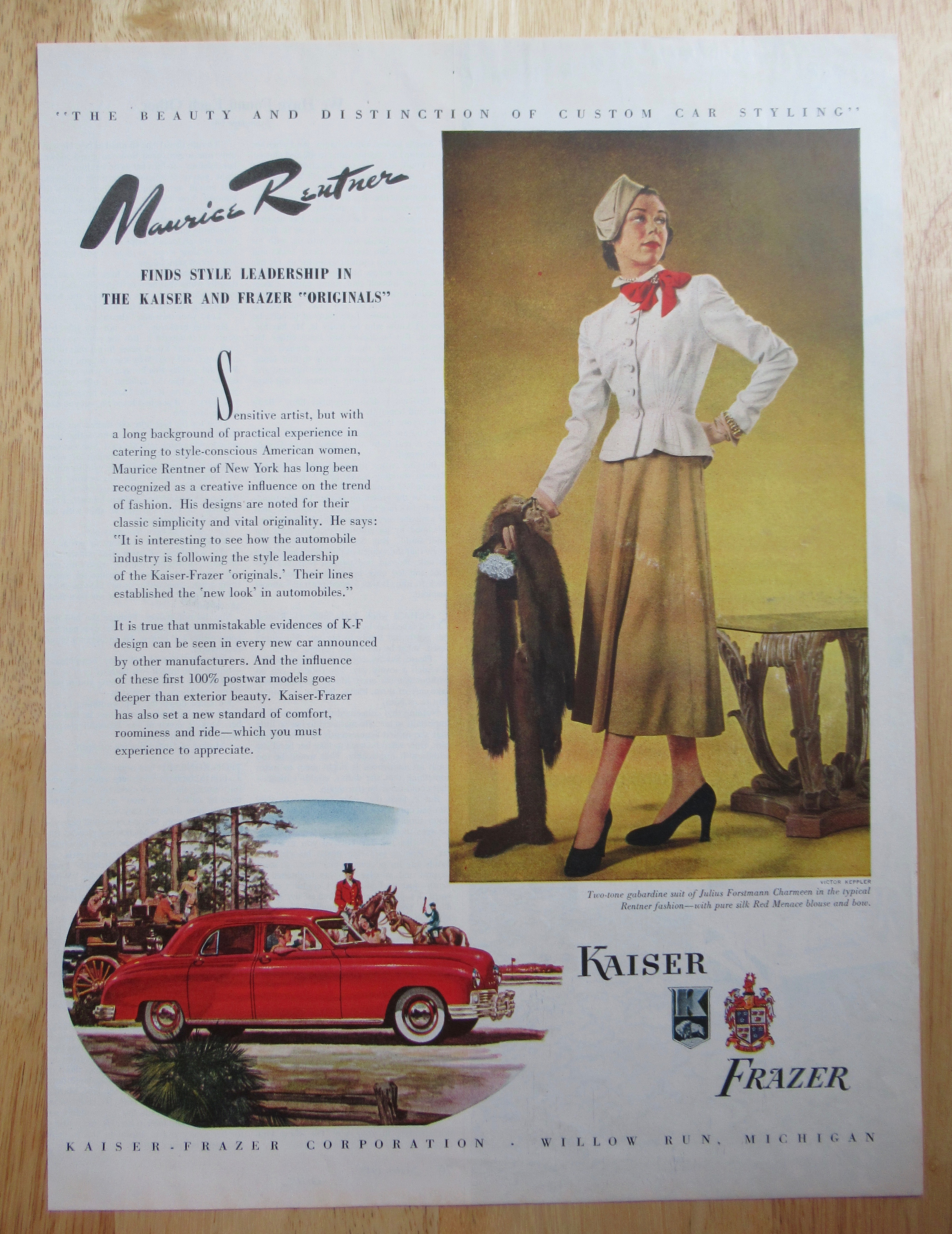 1948 Kaiser and Frazer Cars with Maurice Rentner
