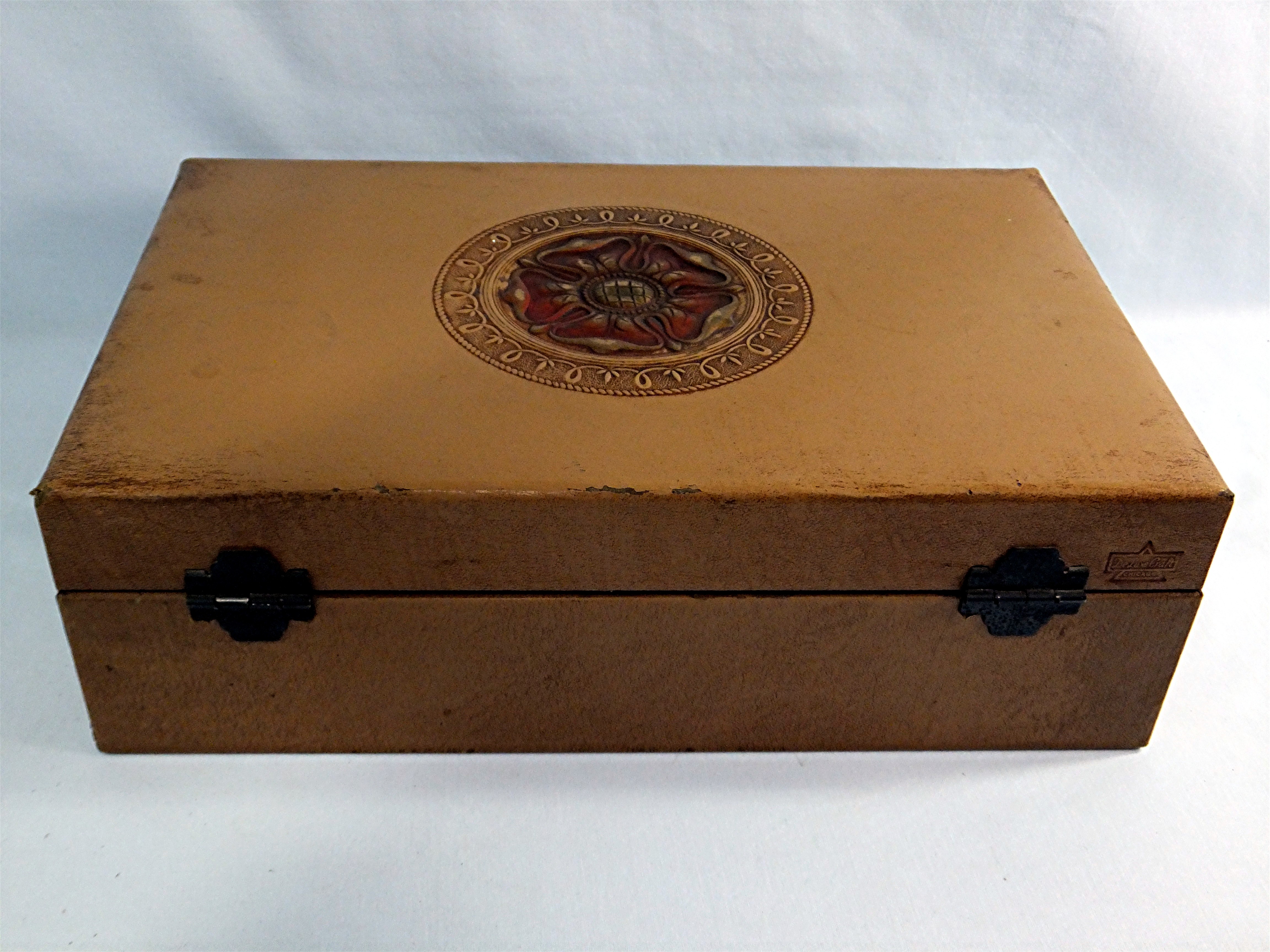 Vintage Jewelry Box With Mirror