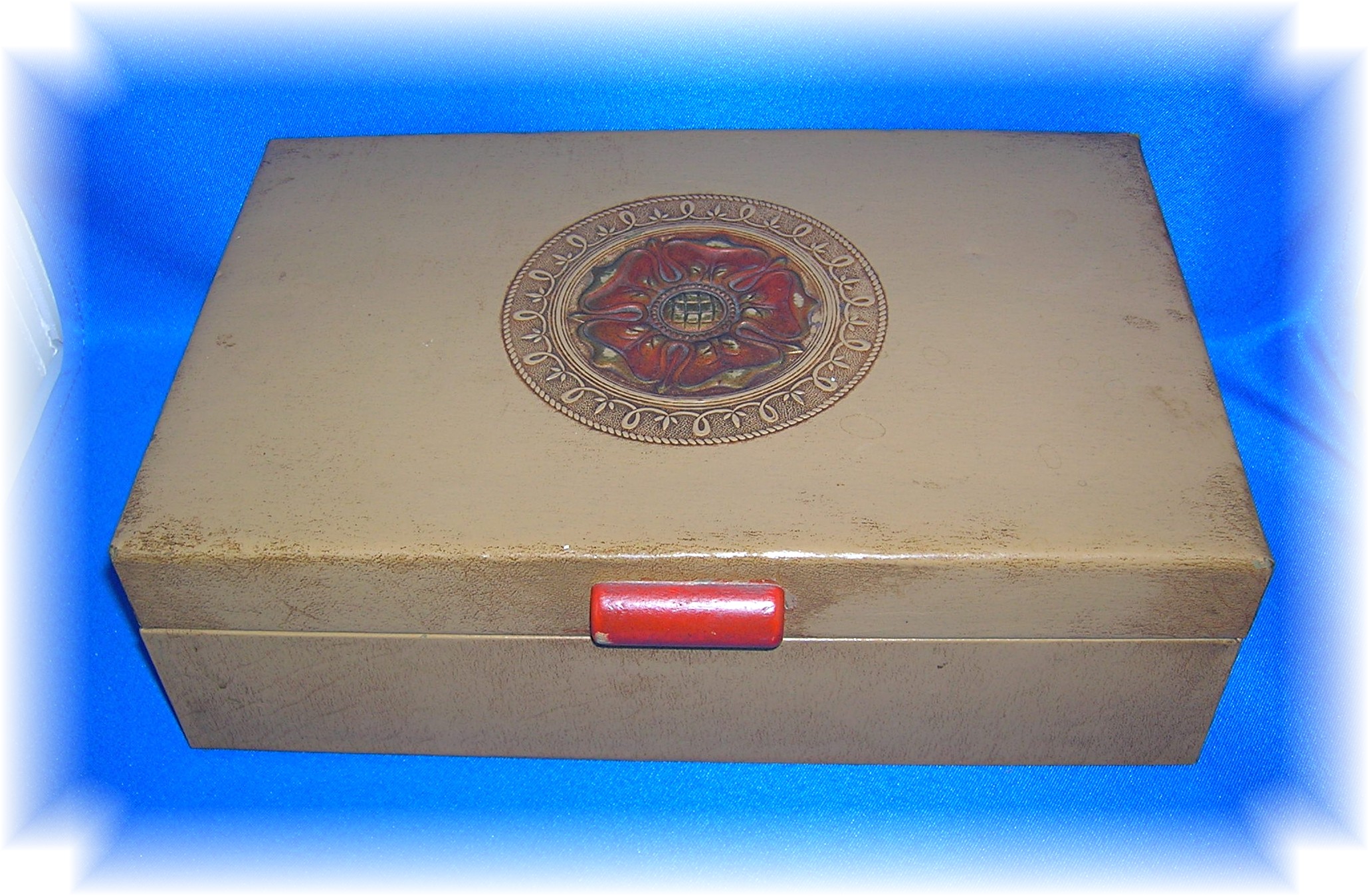 Vintage Jewelry Box With Mirror