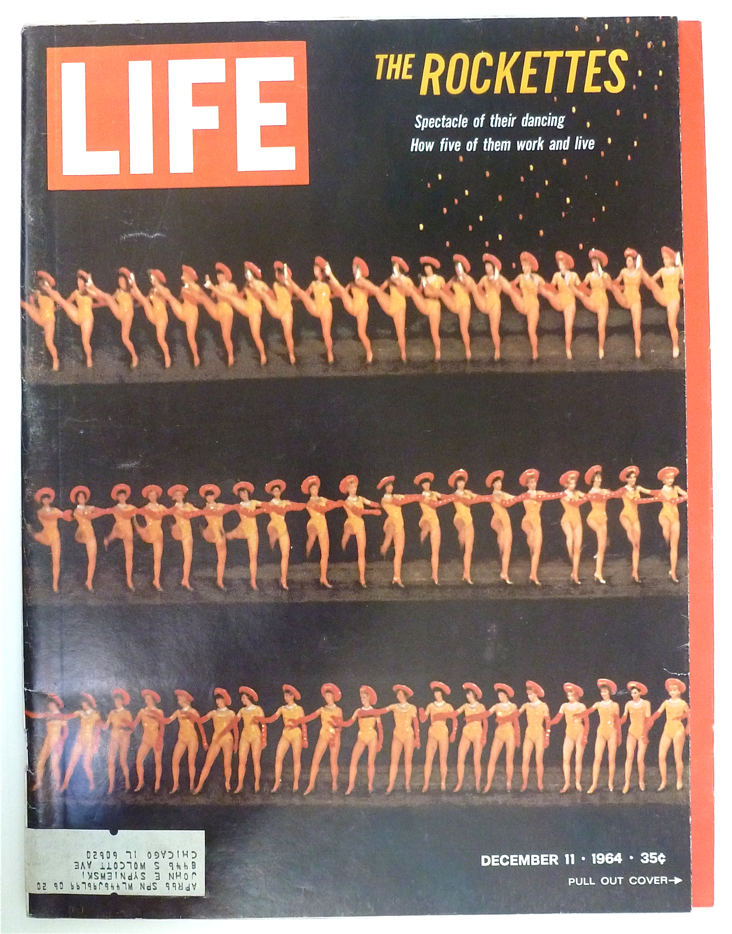 Life Magazine-December 11, 1964-The Rockettes