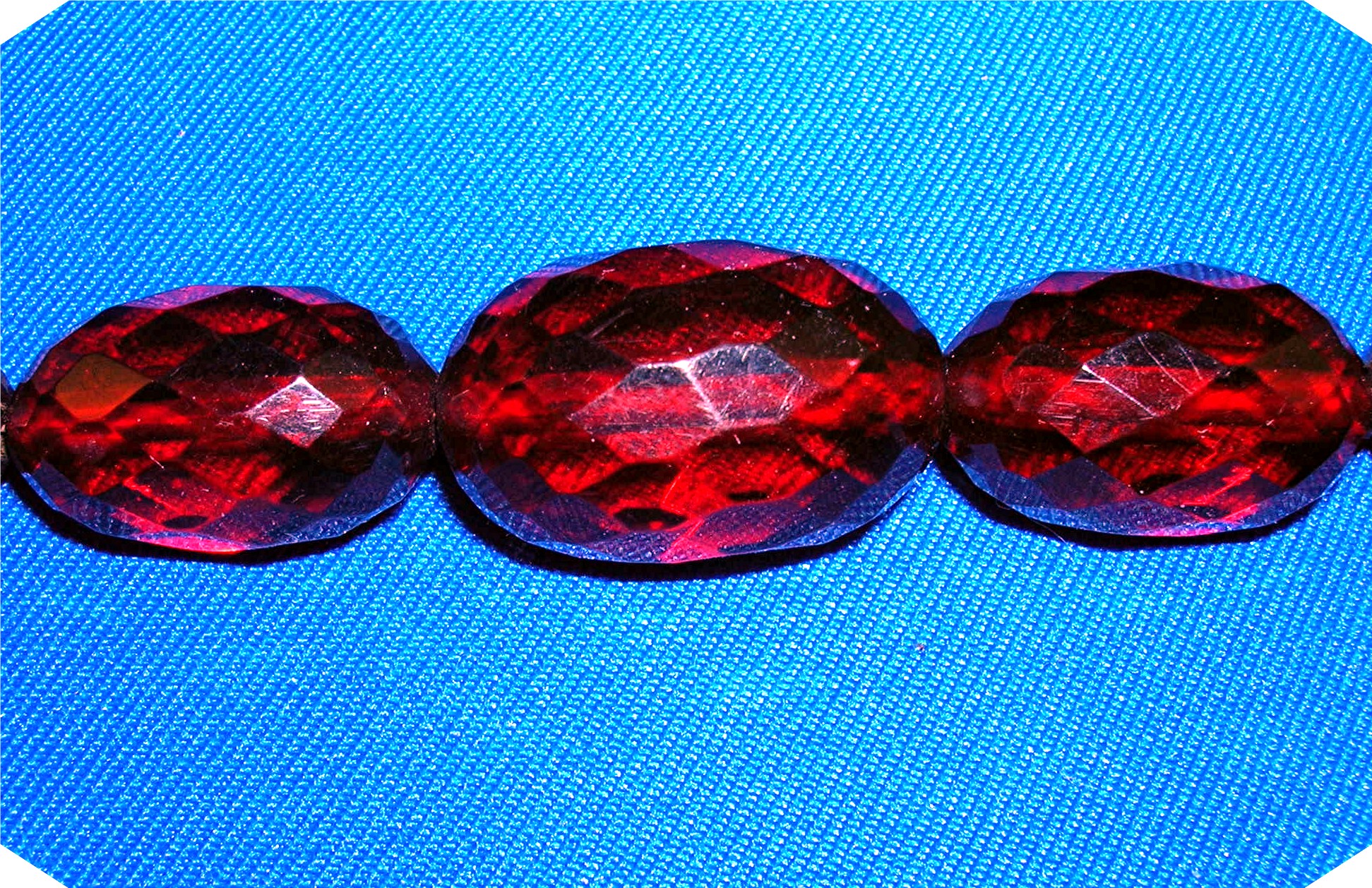 Cherry Amber Faceted 20 Inch Necklace