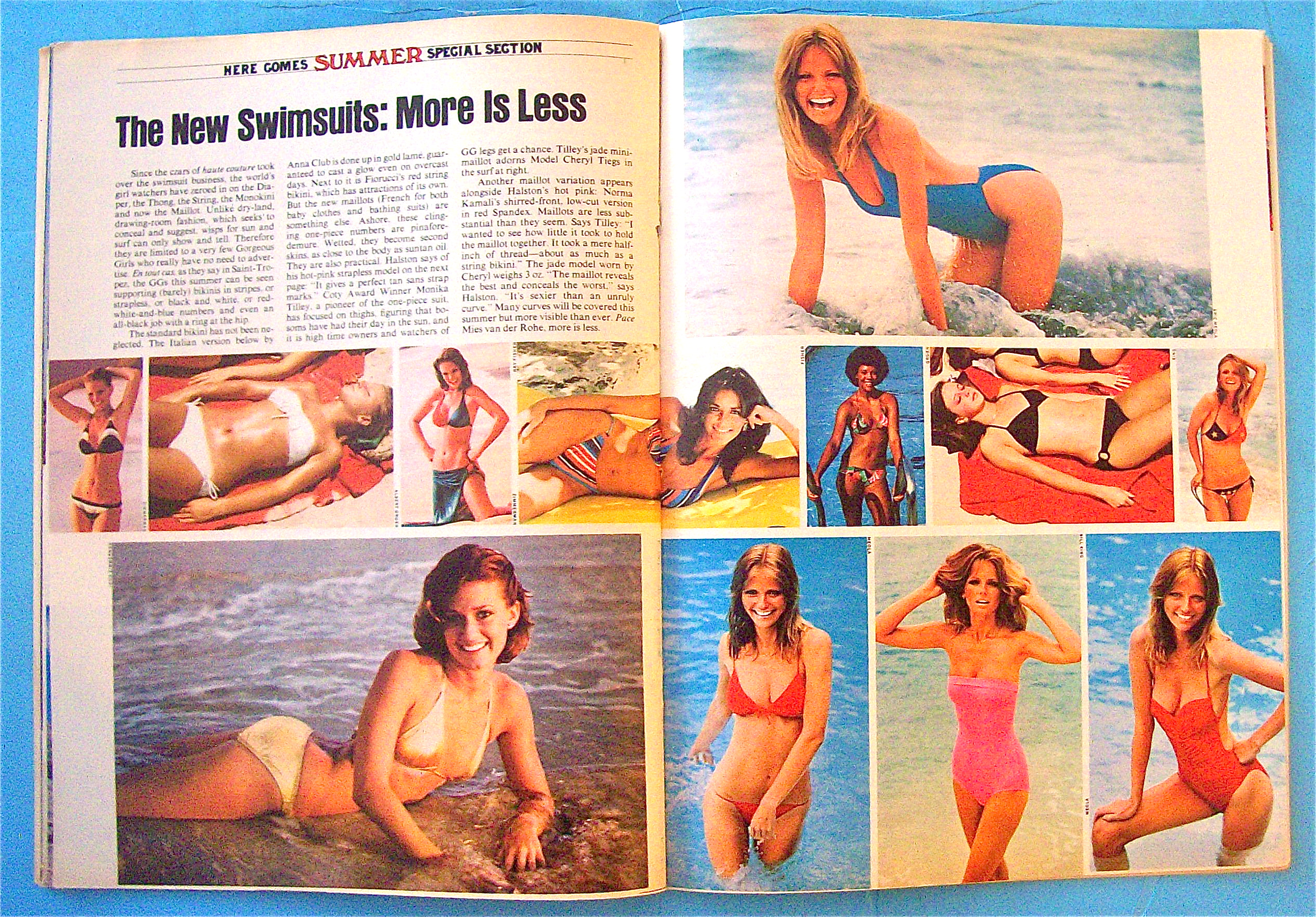 Time Magazine July 4, 1977 Summer: New Swimsuits