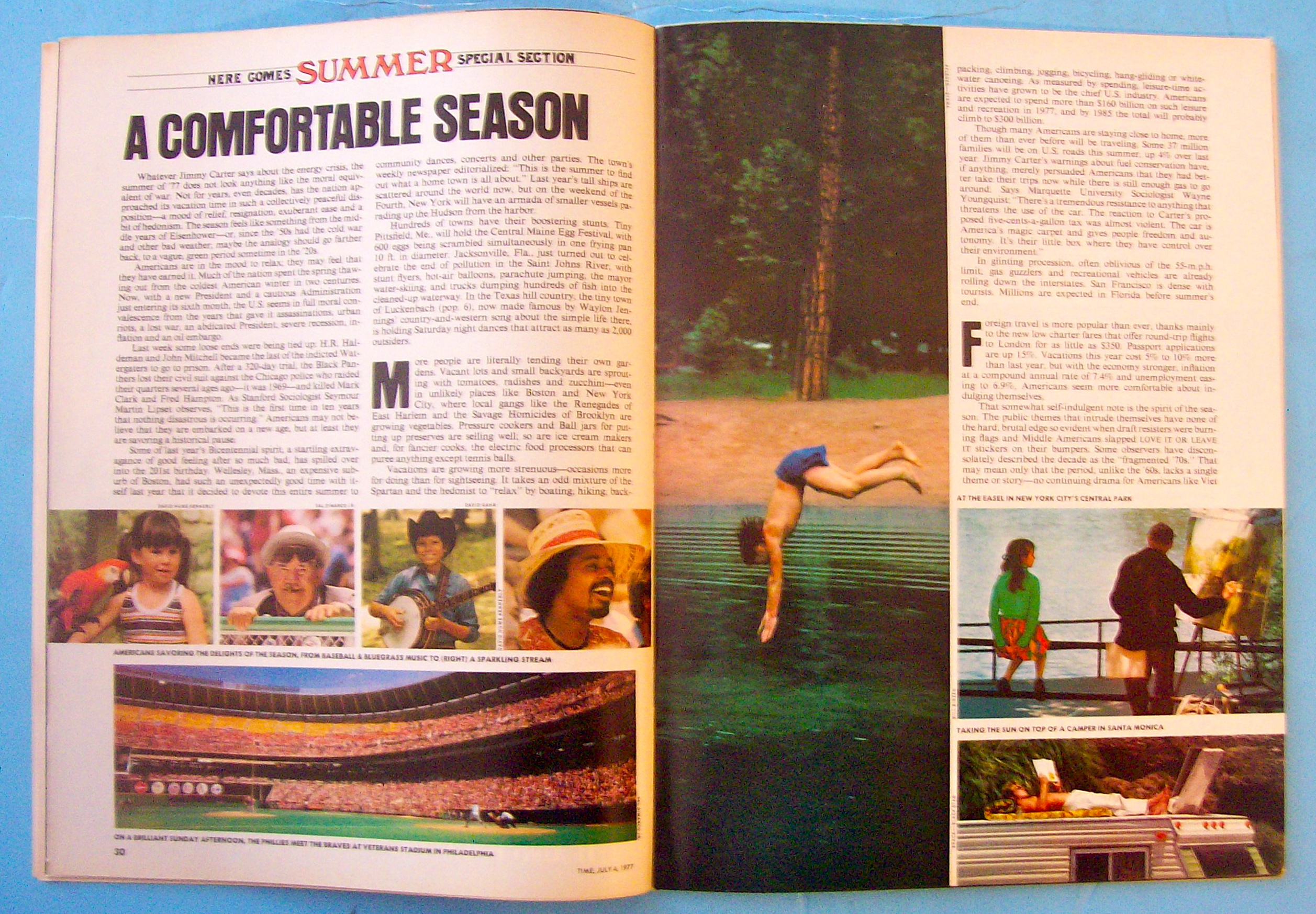 Time Magazine July 4, 1977 Summer: New Swimsuits