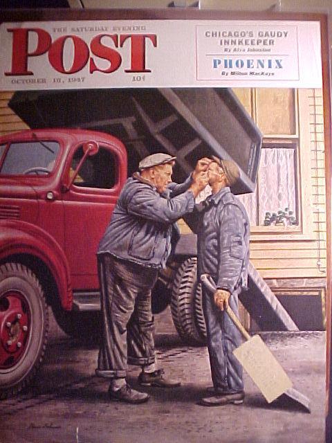 Saturday Evening Post Cover By Dohanos October 18, 1947