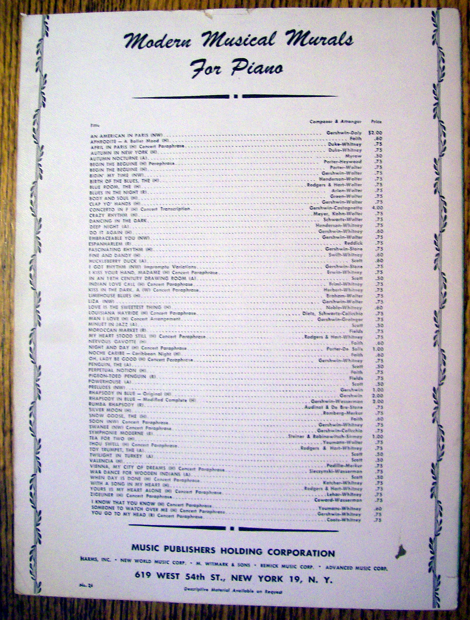 1946 Begin The Beguine By Cole Porter