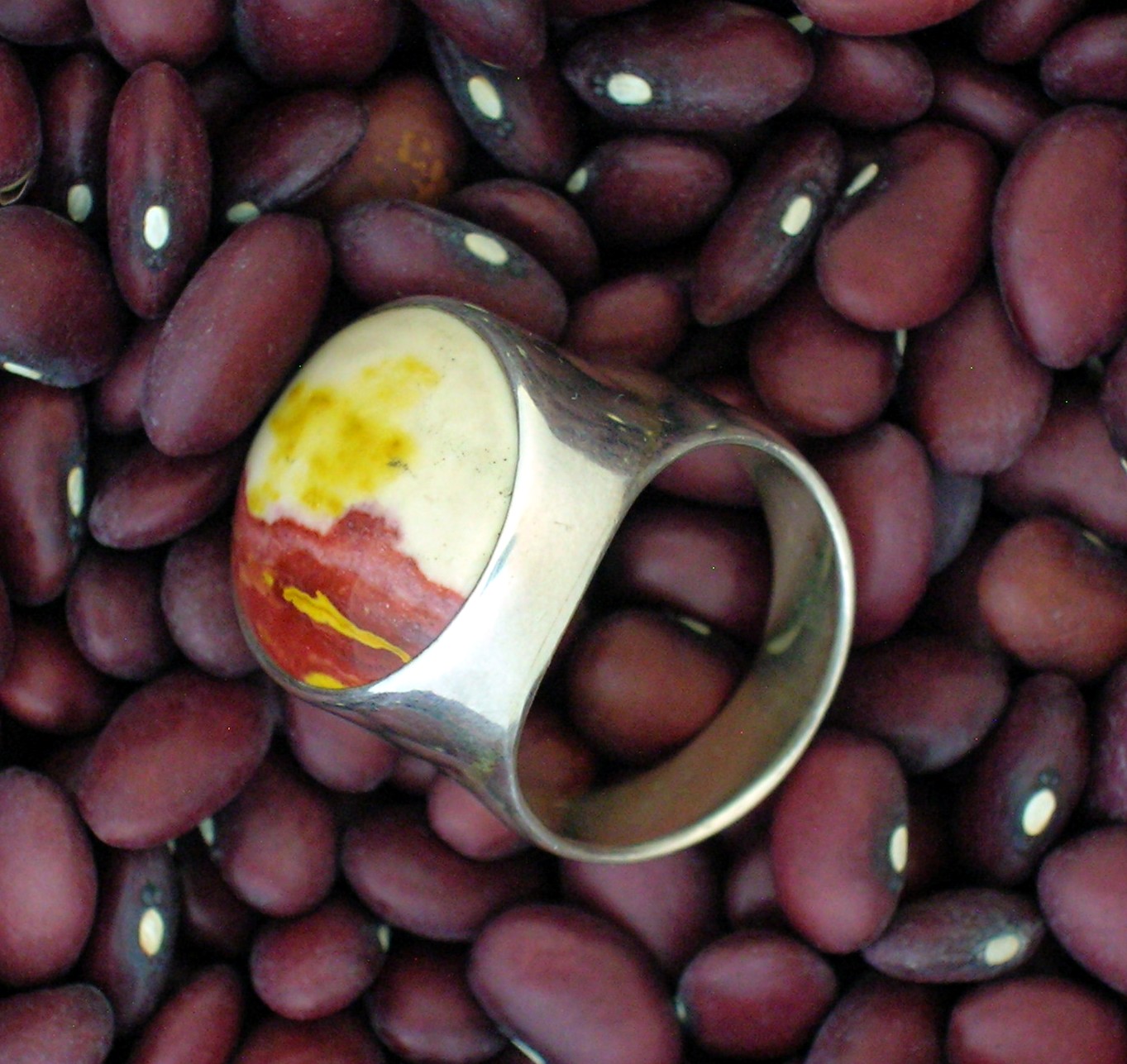 Mookaite Sterling Silver Ring By Starborn