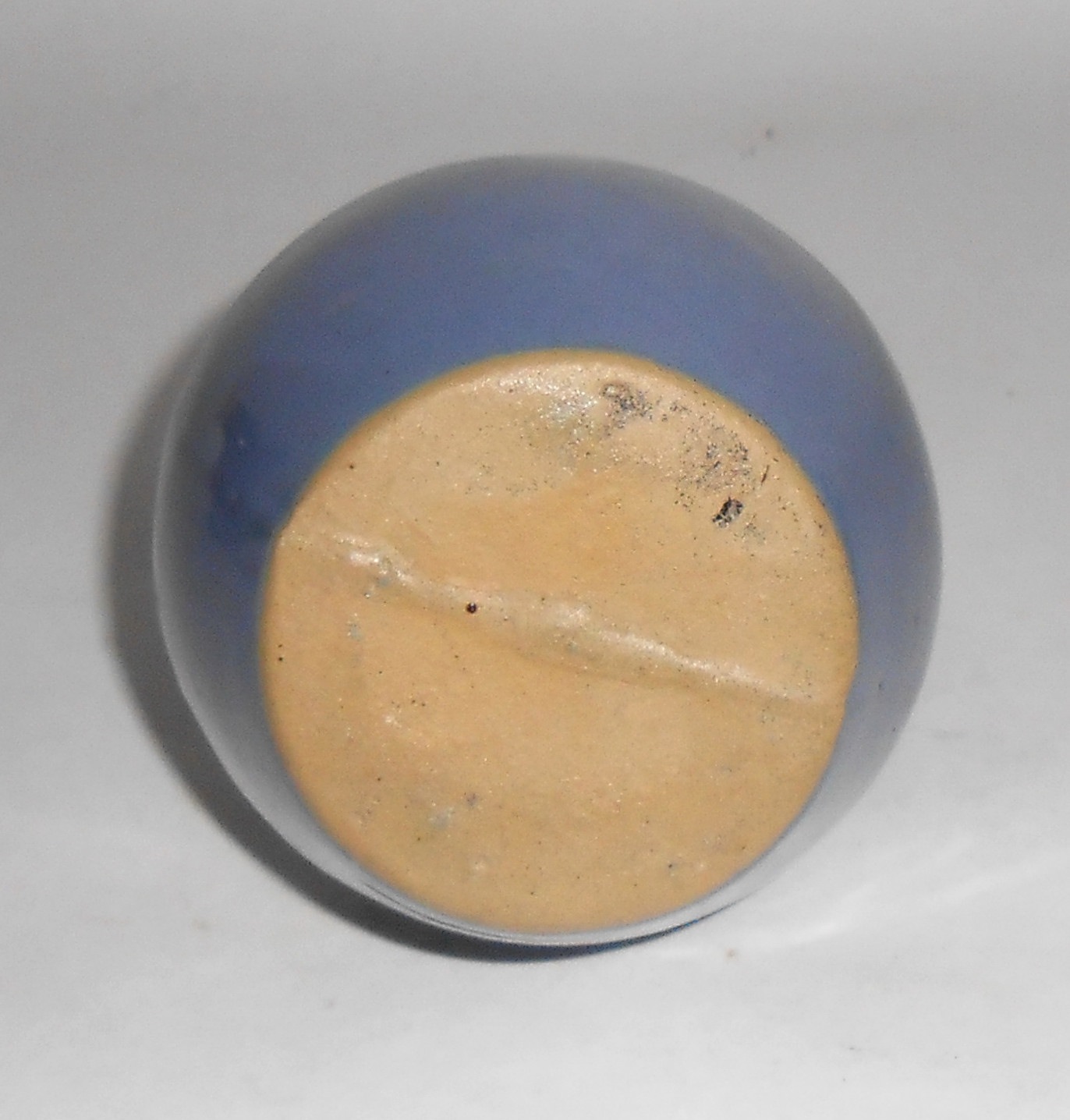 Zanesville Stoneware Pottery Company Small Blue LN Jug!