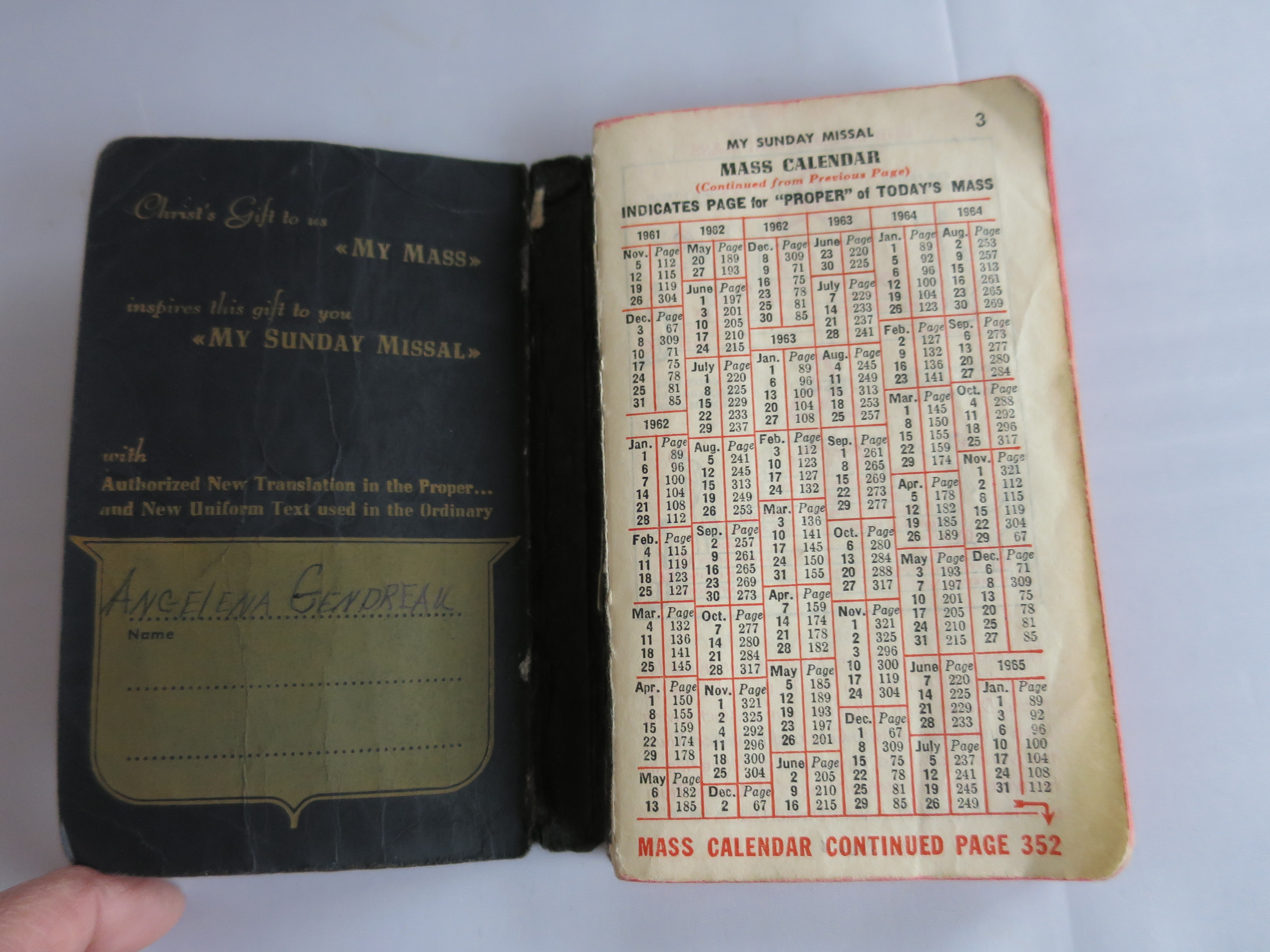 My Sunday Missal explained by Father Stedman 1942