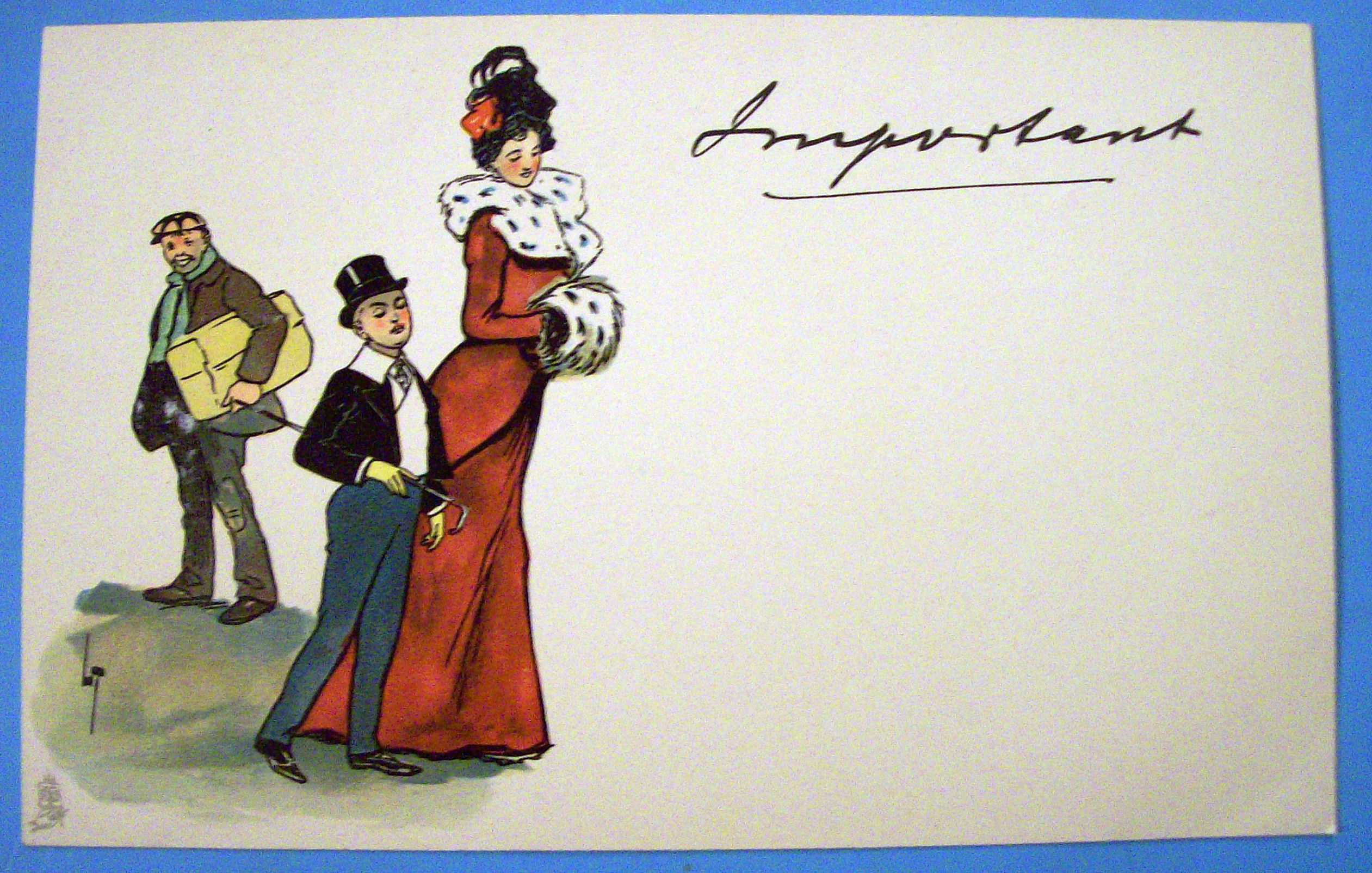Fancy Woman Postcard