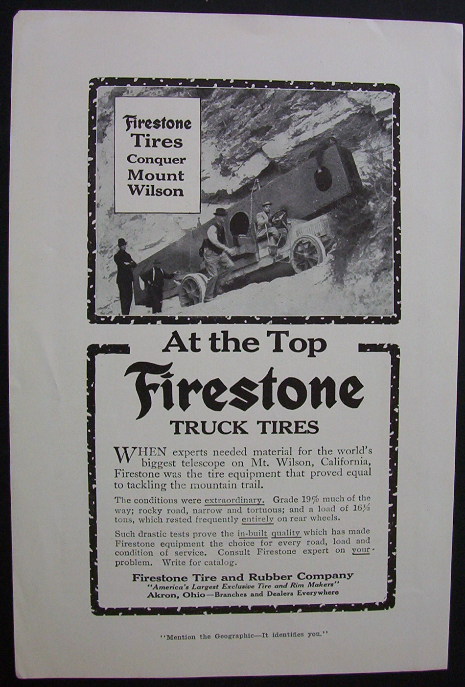 1916 Firestone Tires