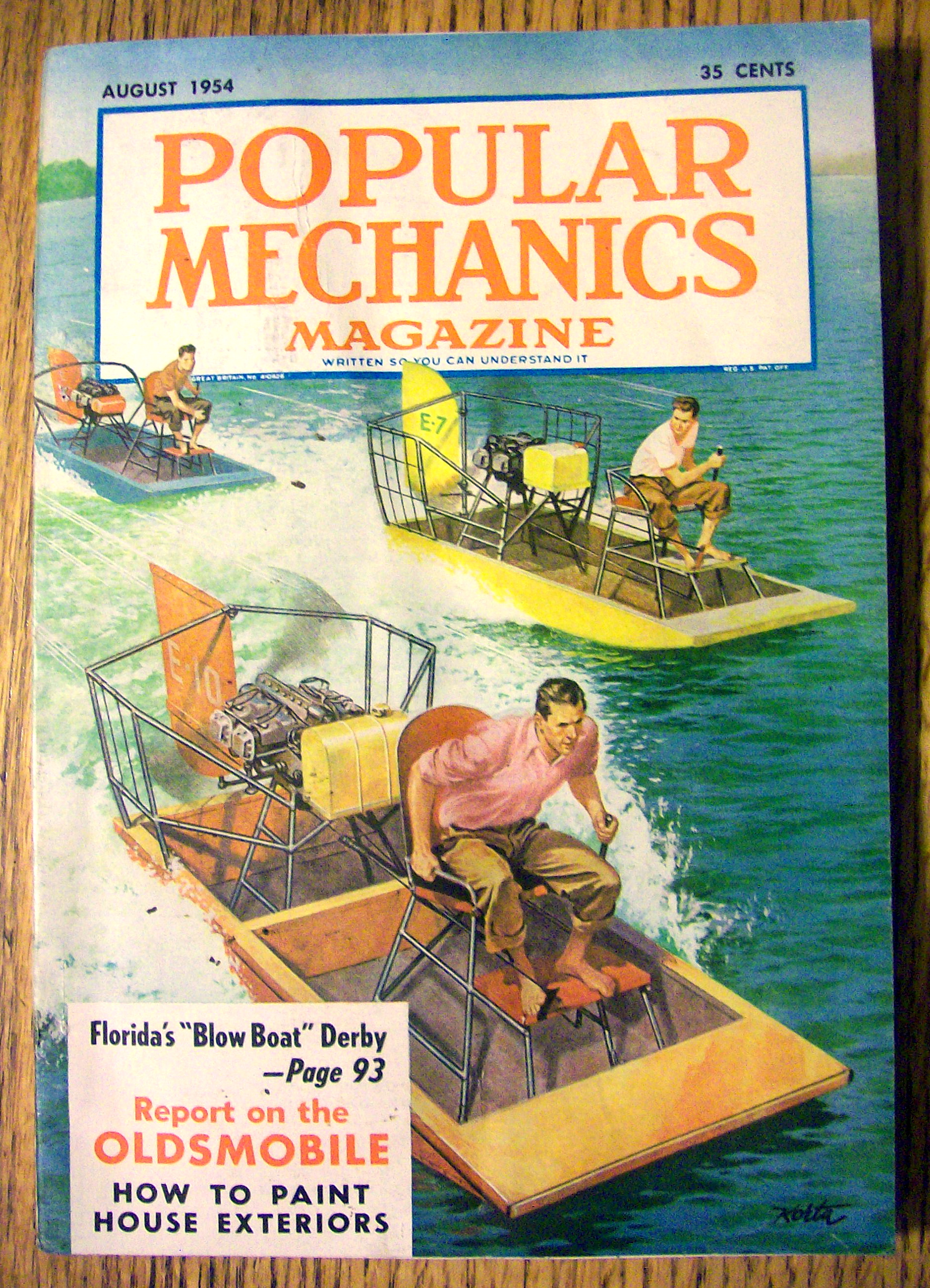 Popular Mechanics August 1954 How To Paint House
