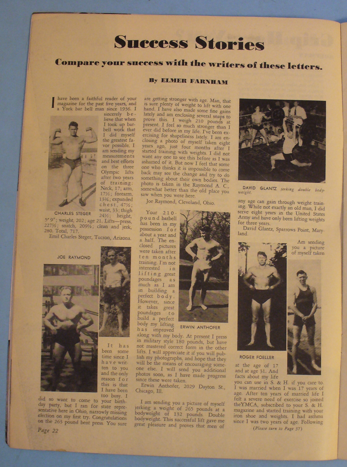 Strength & Health Magazine April 1939  Jack Channing