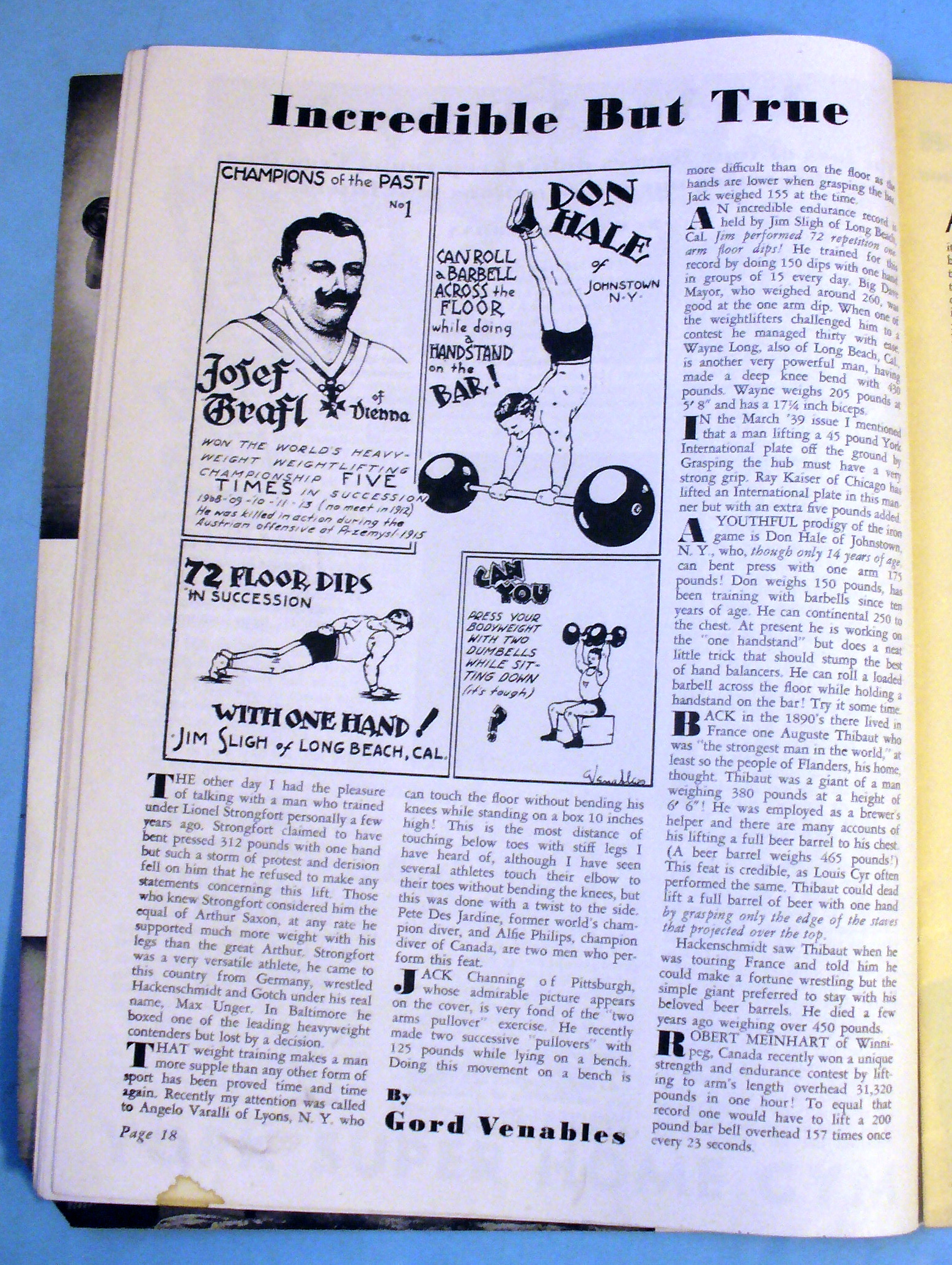 Strength & Health Magazine April 1939  Jack Channing