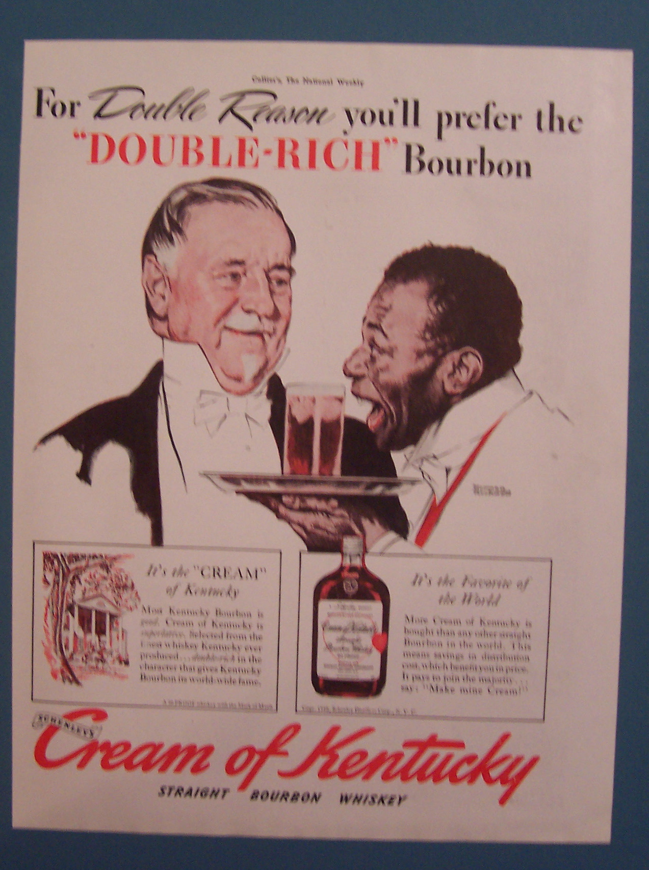 1940 Cream Of Kentucky/Norman Rockwell