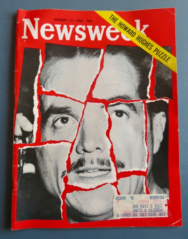 Newsweek Magazine January 15, 1968 Howard Hughes Puzzle