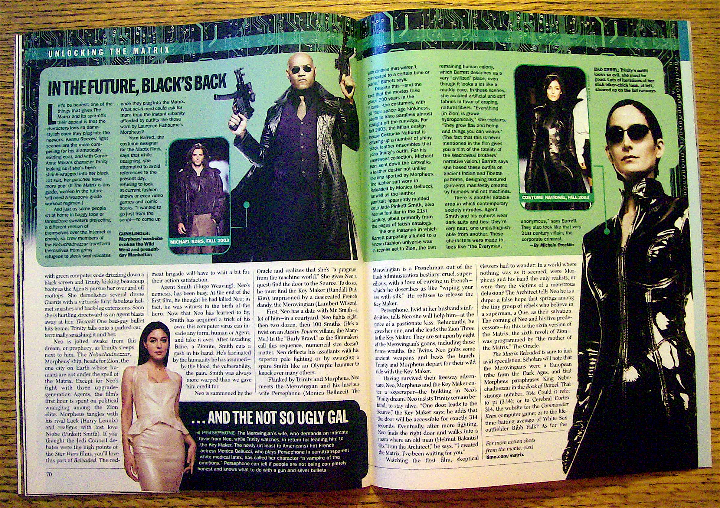 Time Magazine May 12, 2003 Secrets Of The New Matrix