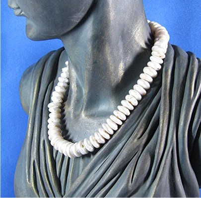 Coin Pearl Lustrous Creamy White Necklace