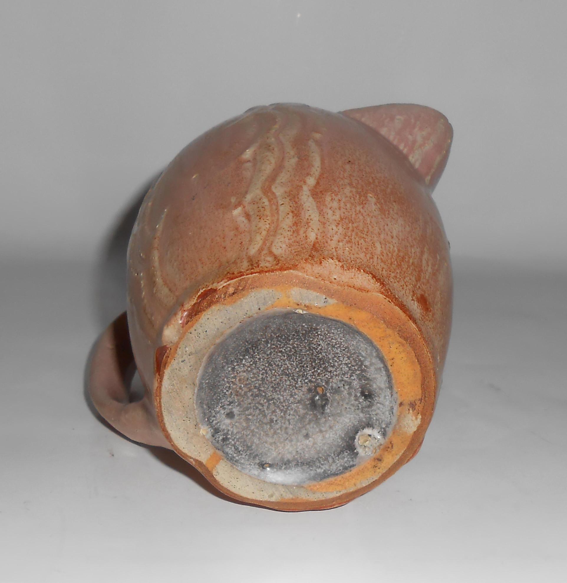 McCOY POTTERY EARLY PITCHER-GREAT GLAZE!