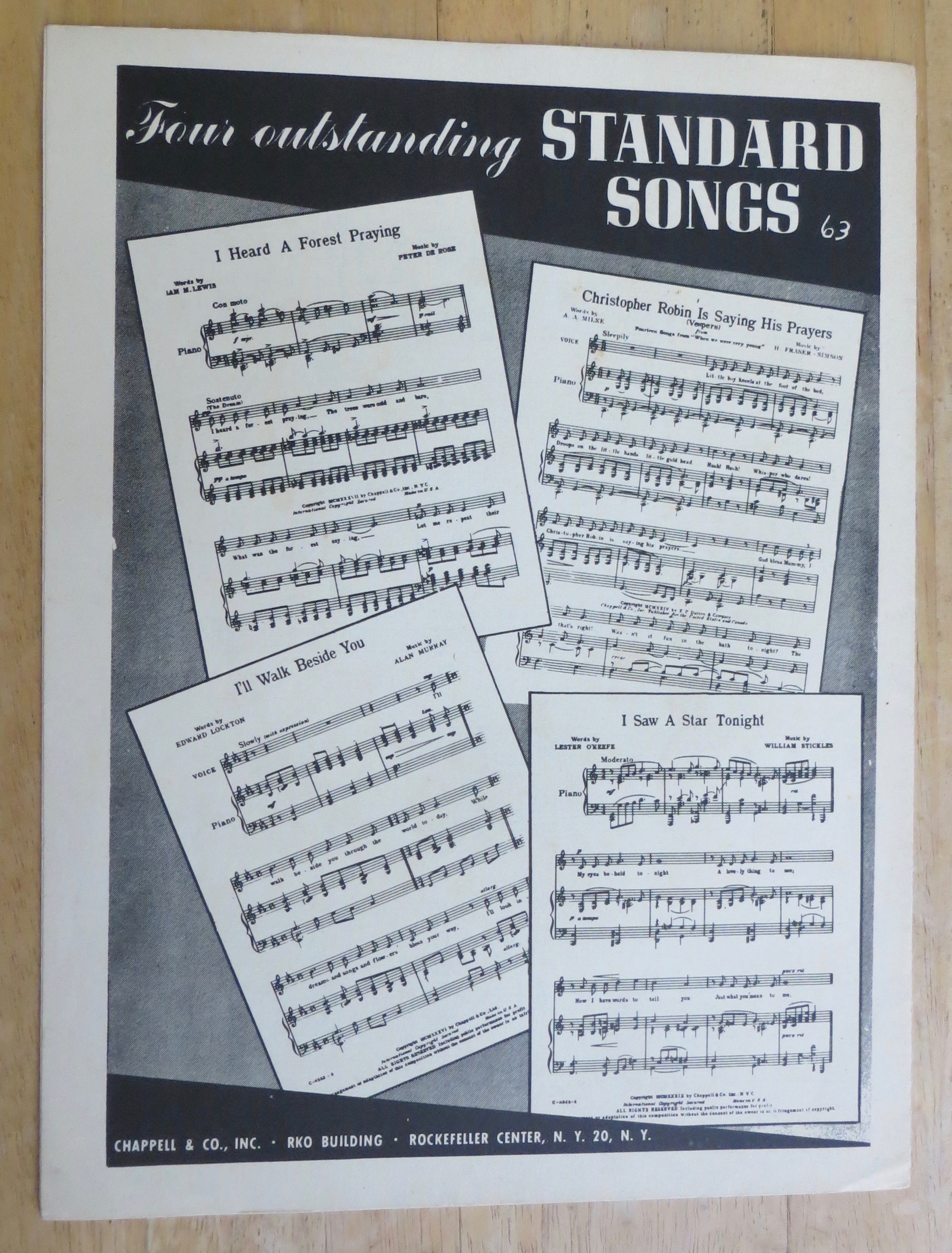 1913 The Blind Ploughman Song Sheet Music