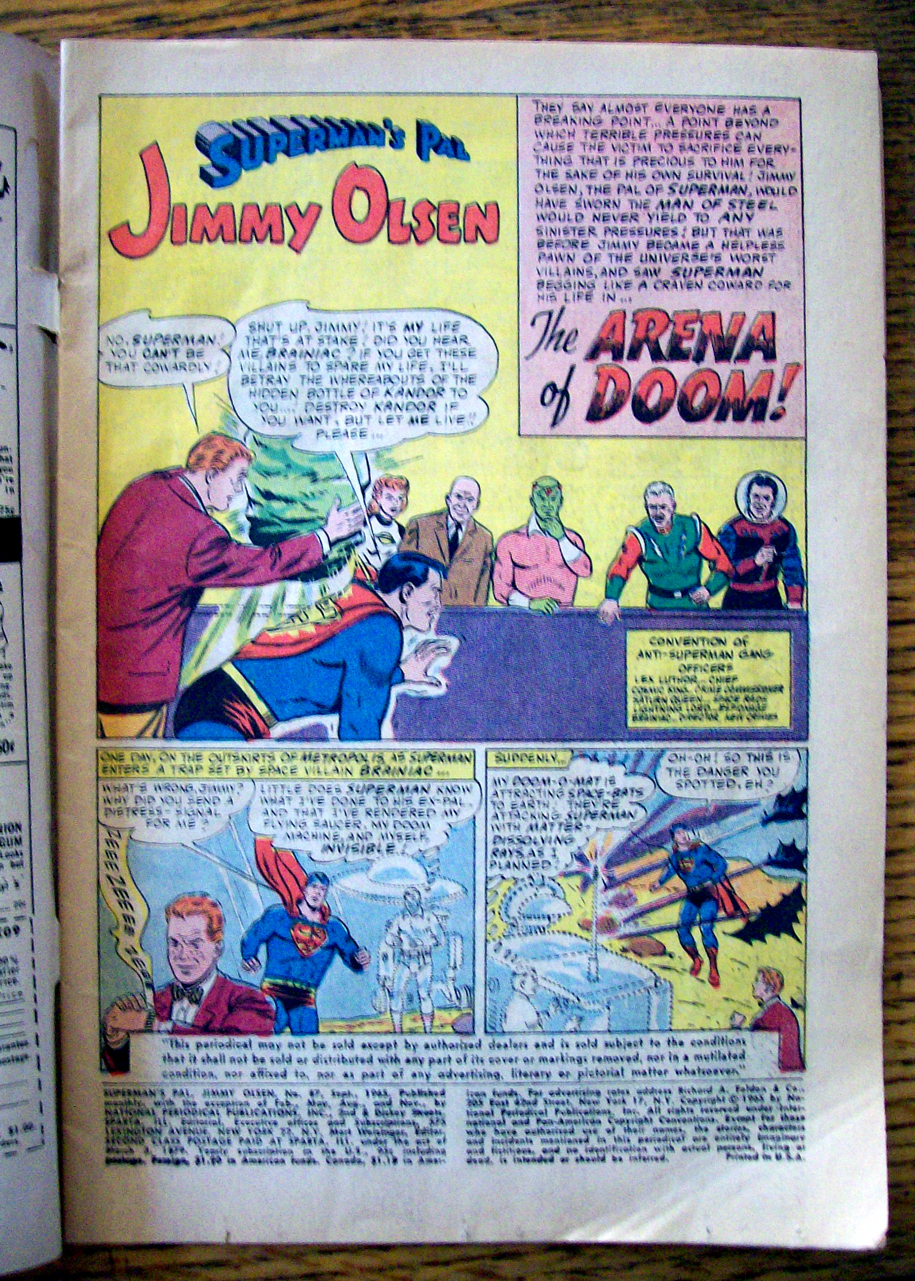 Superman's Pal Jimmy Olsen September 1965