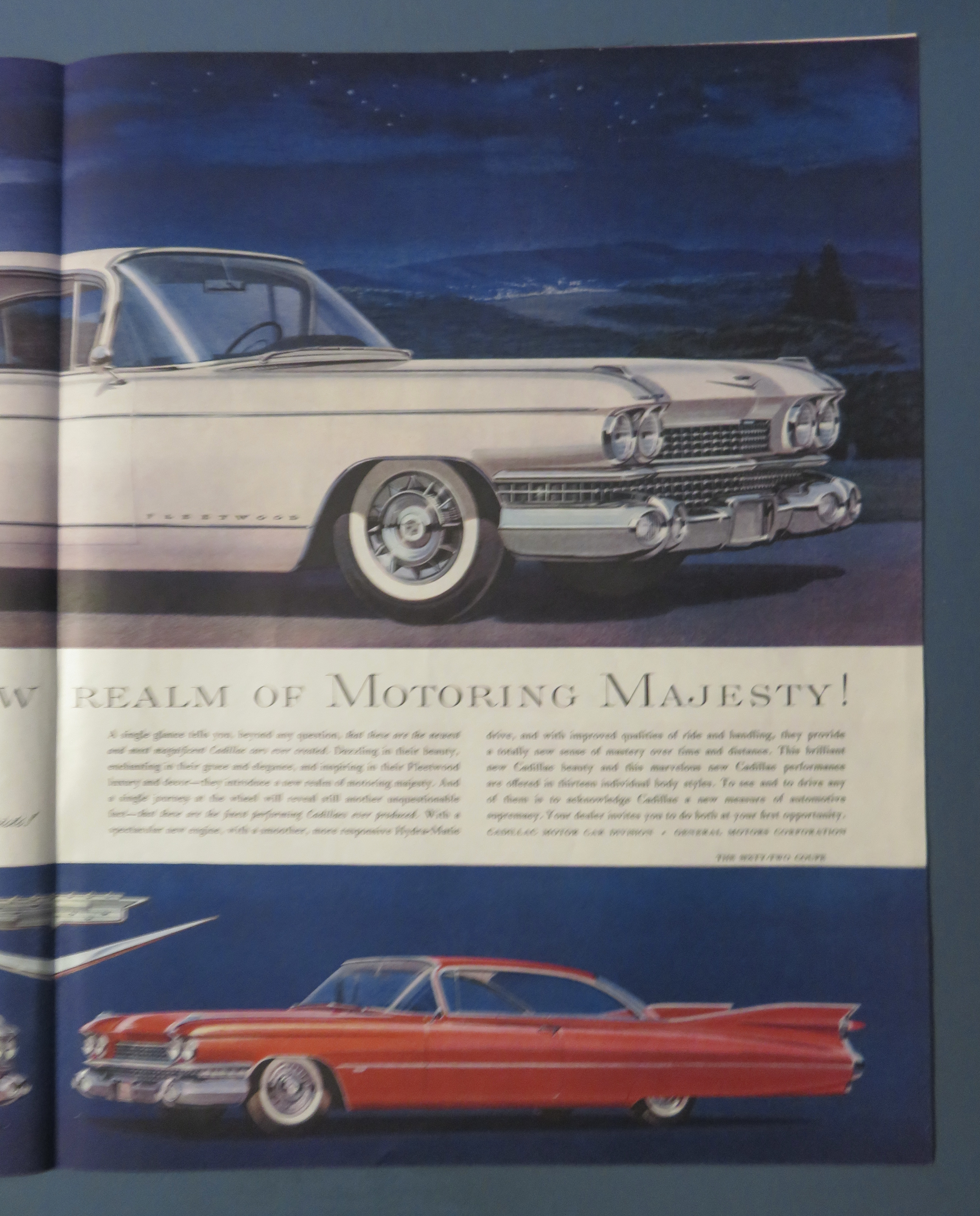 1958 Cadillac Automobile with Motoring Majesty