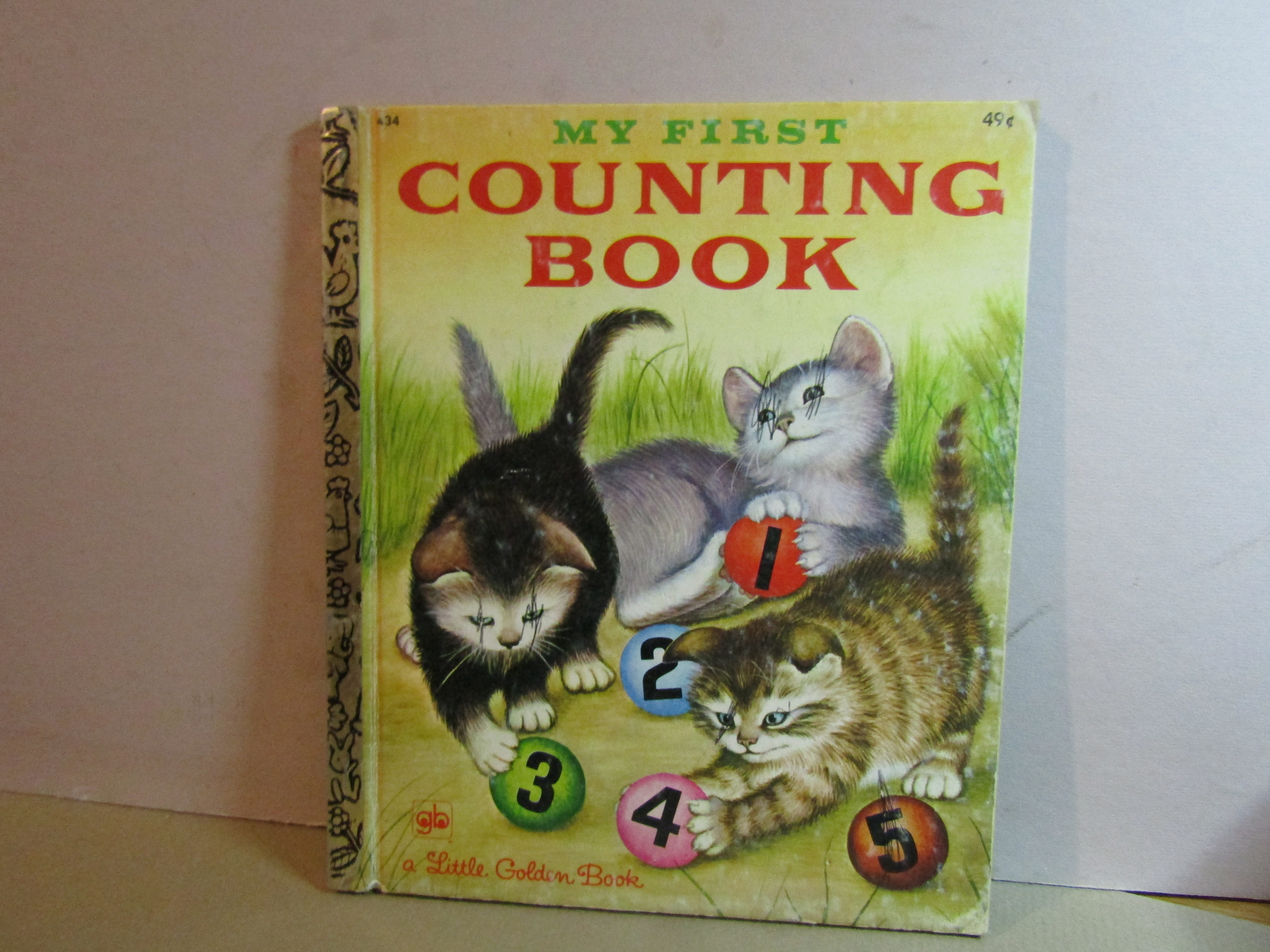 Vintage Little Golden Book First Counting Book #434