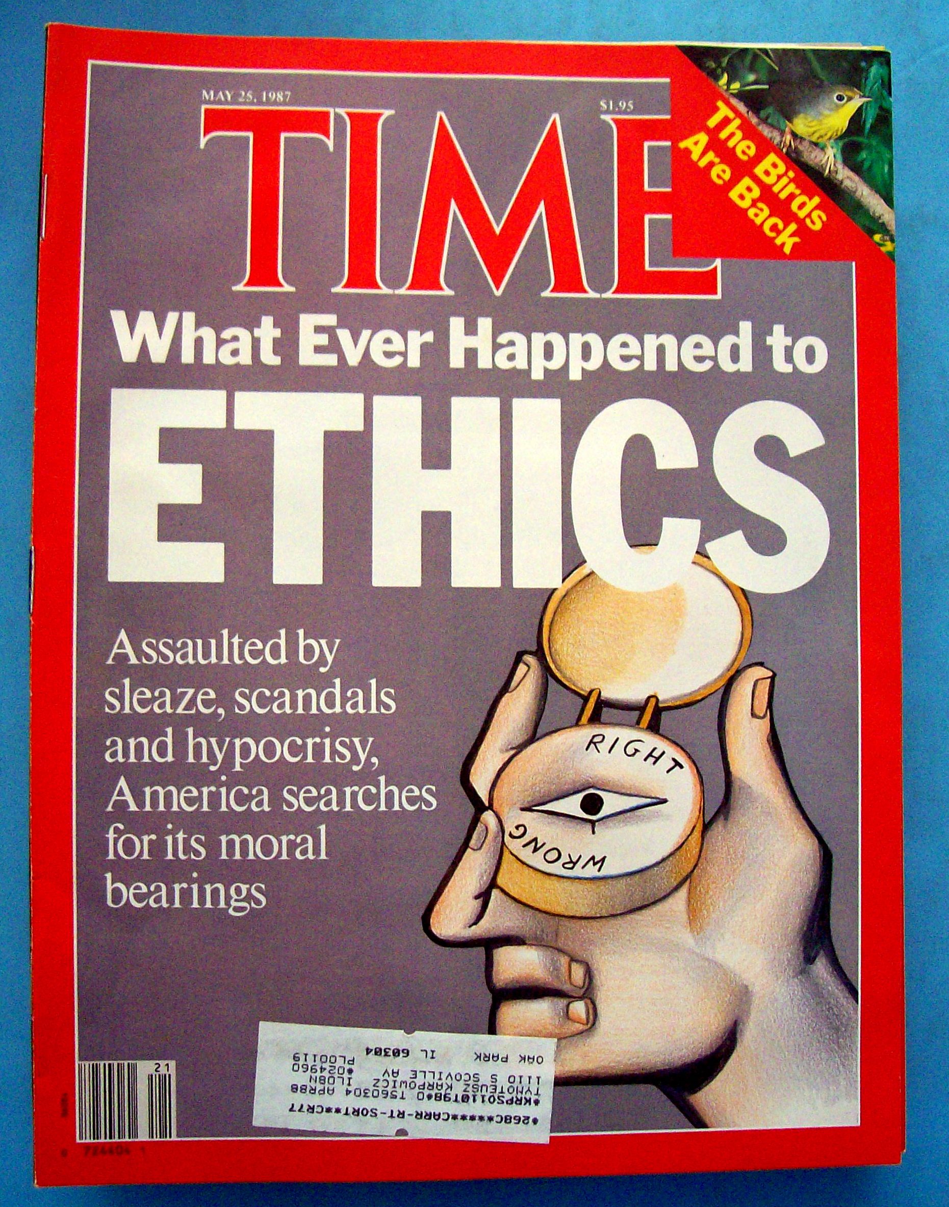 Time Magazine - May 25, 1987 - Ethics