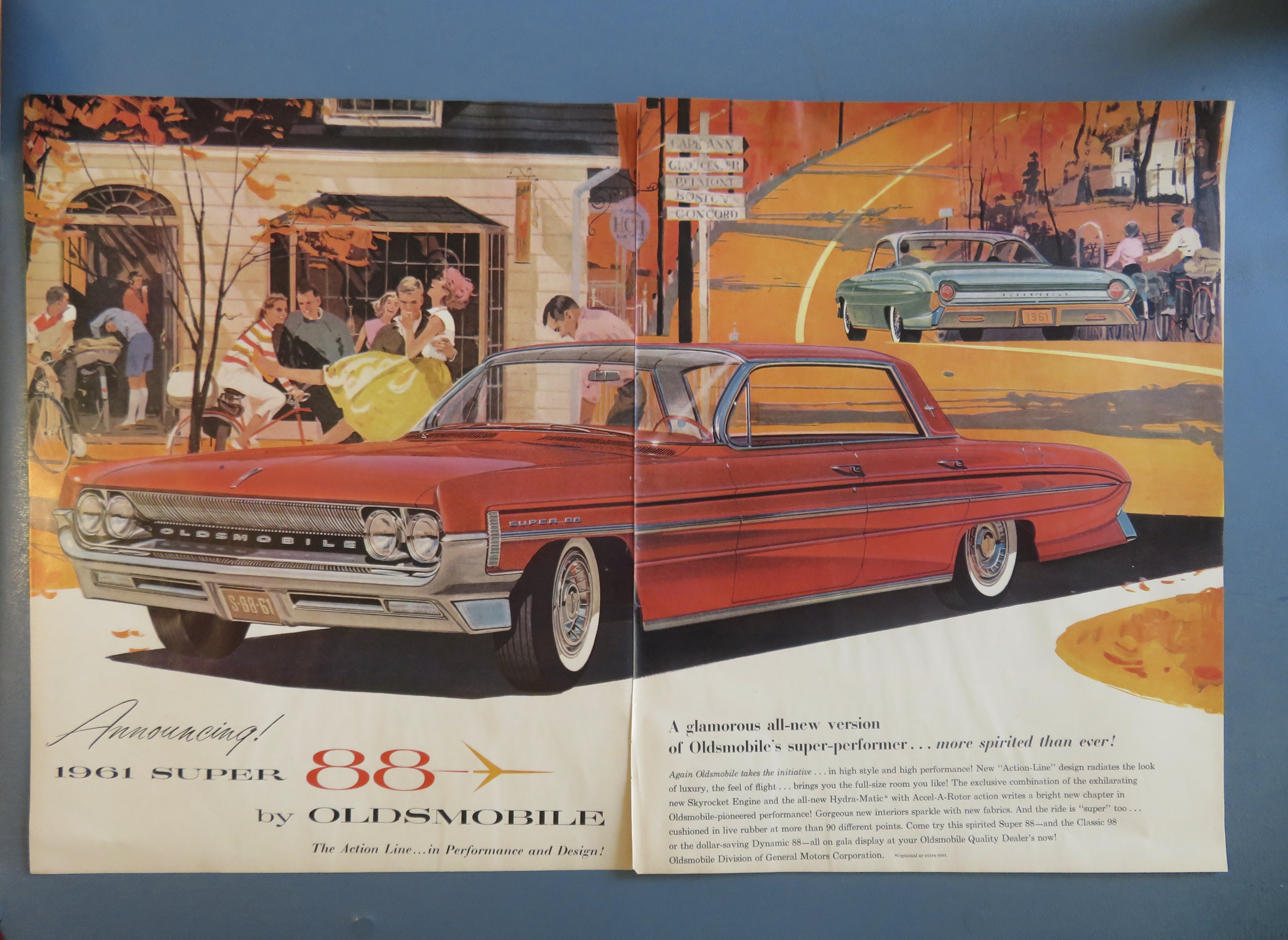 1960 Oldsmobile with 1961 Super 88 Oldsmobile