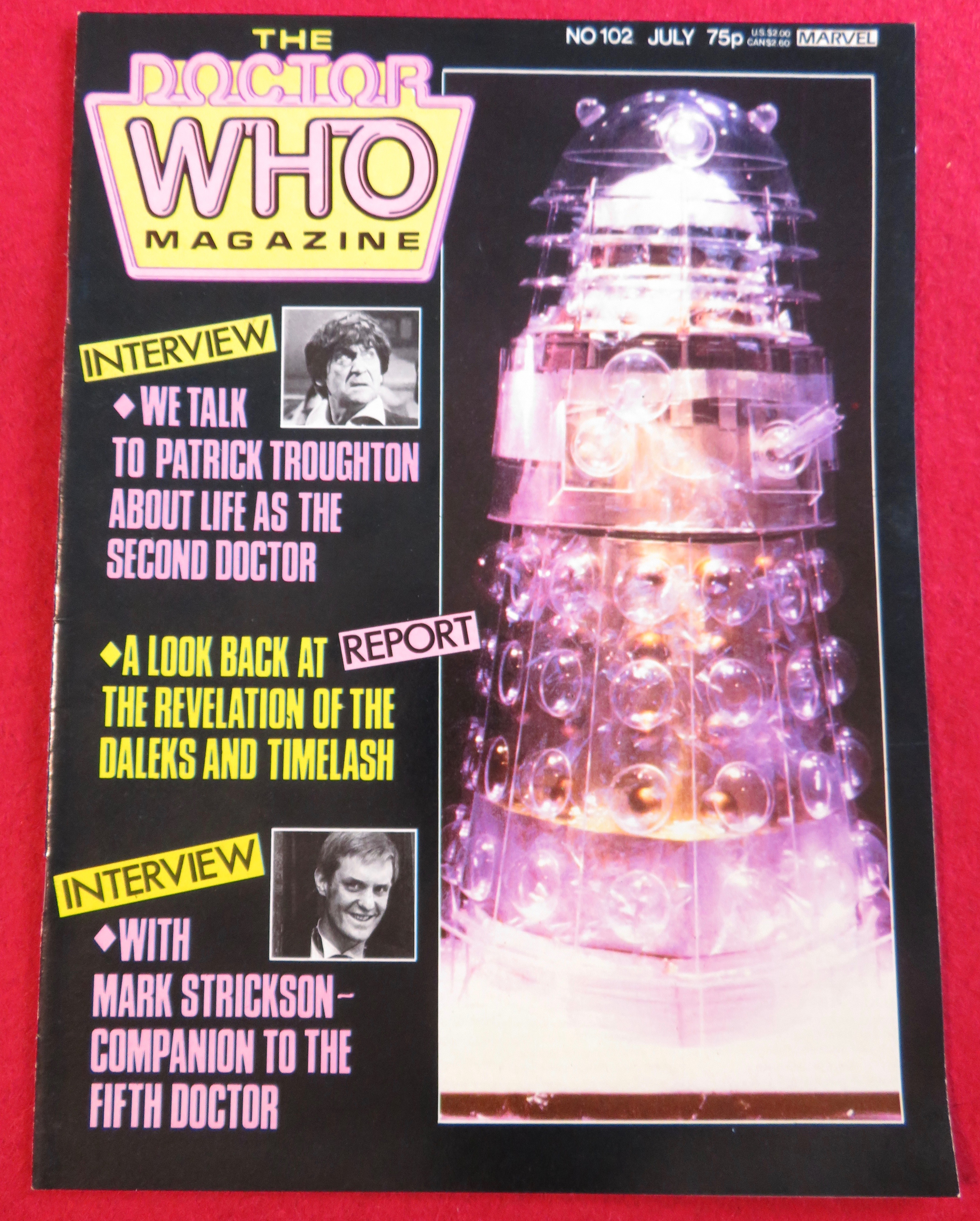 Doctor (Dr) Who Magazine July 1985 Patrick Troughton
