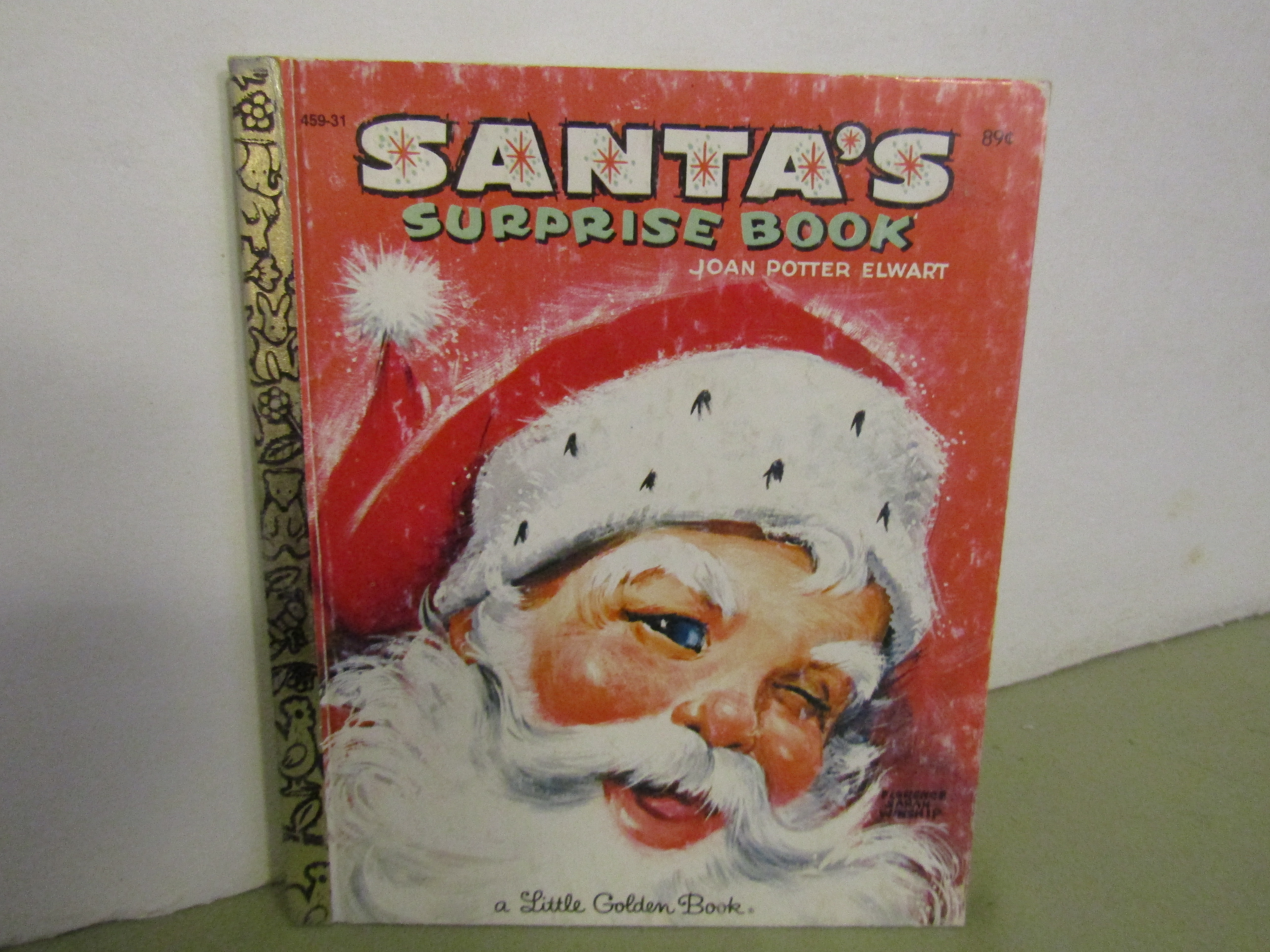 Vintage Little Golden Book Santa's Surprise Book