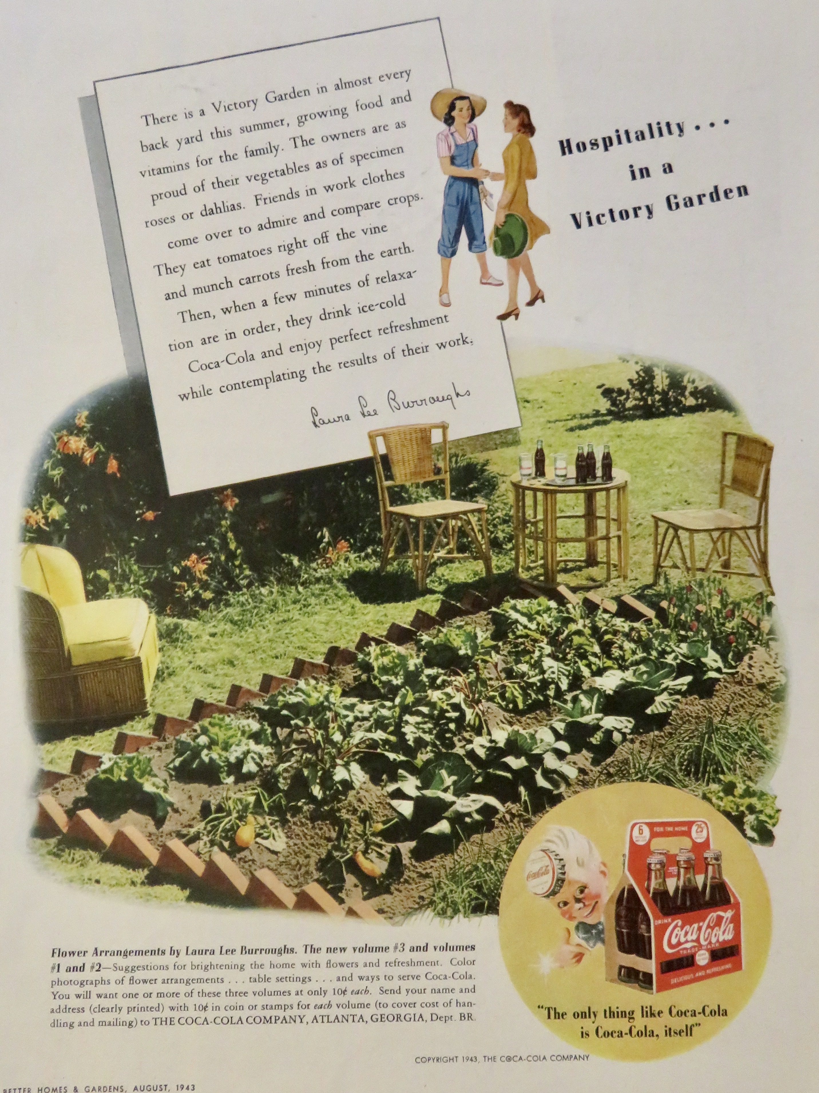 1943 Coca Cola (Coke) with the Victory Garden