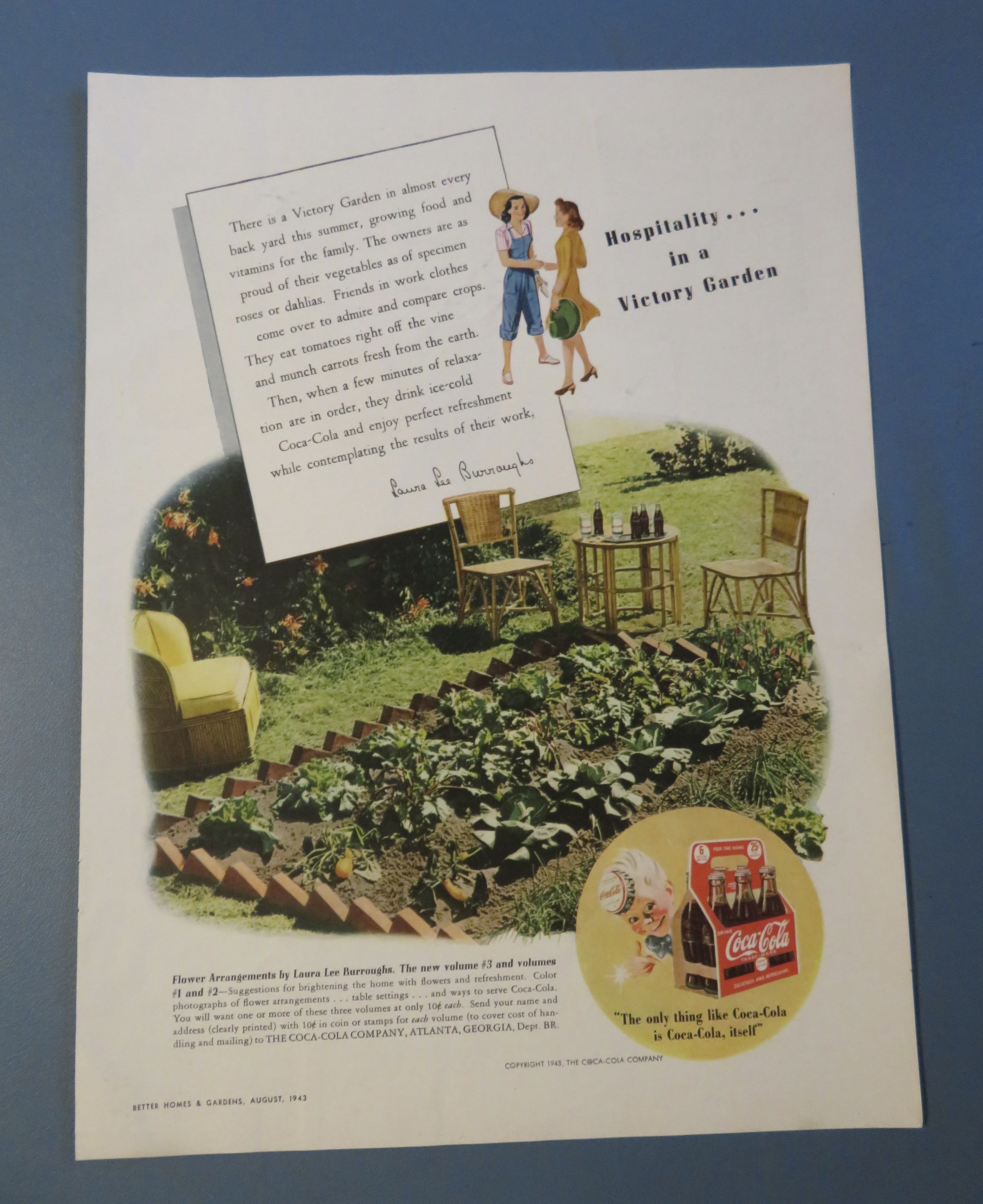 1943 Coca Cola (Coke) with the Victory Garden